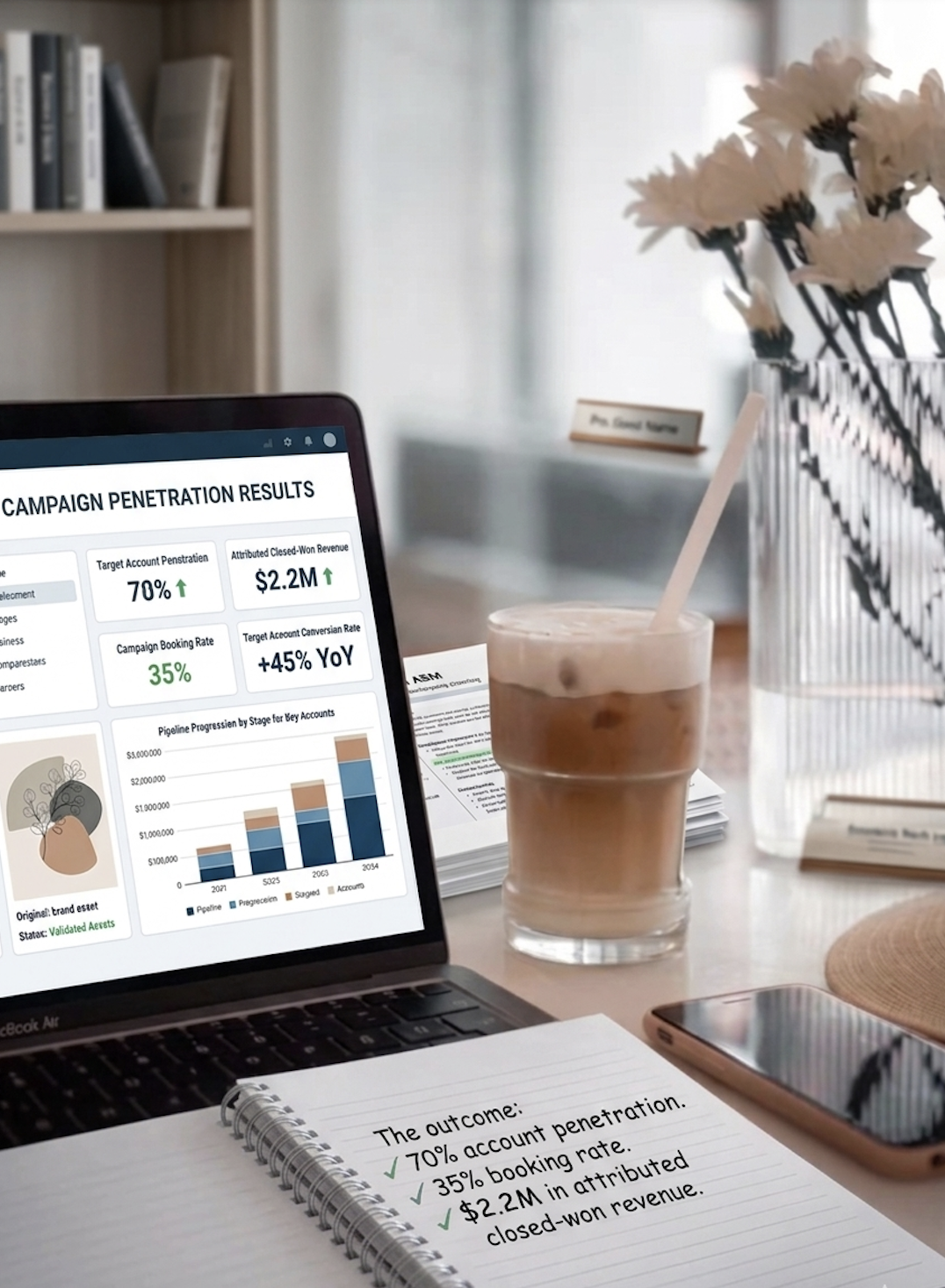 ABM and lead gen strategy delivering $2.2M in assisted closed won deals for enterprise amazon tool.