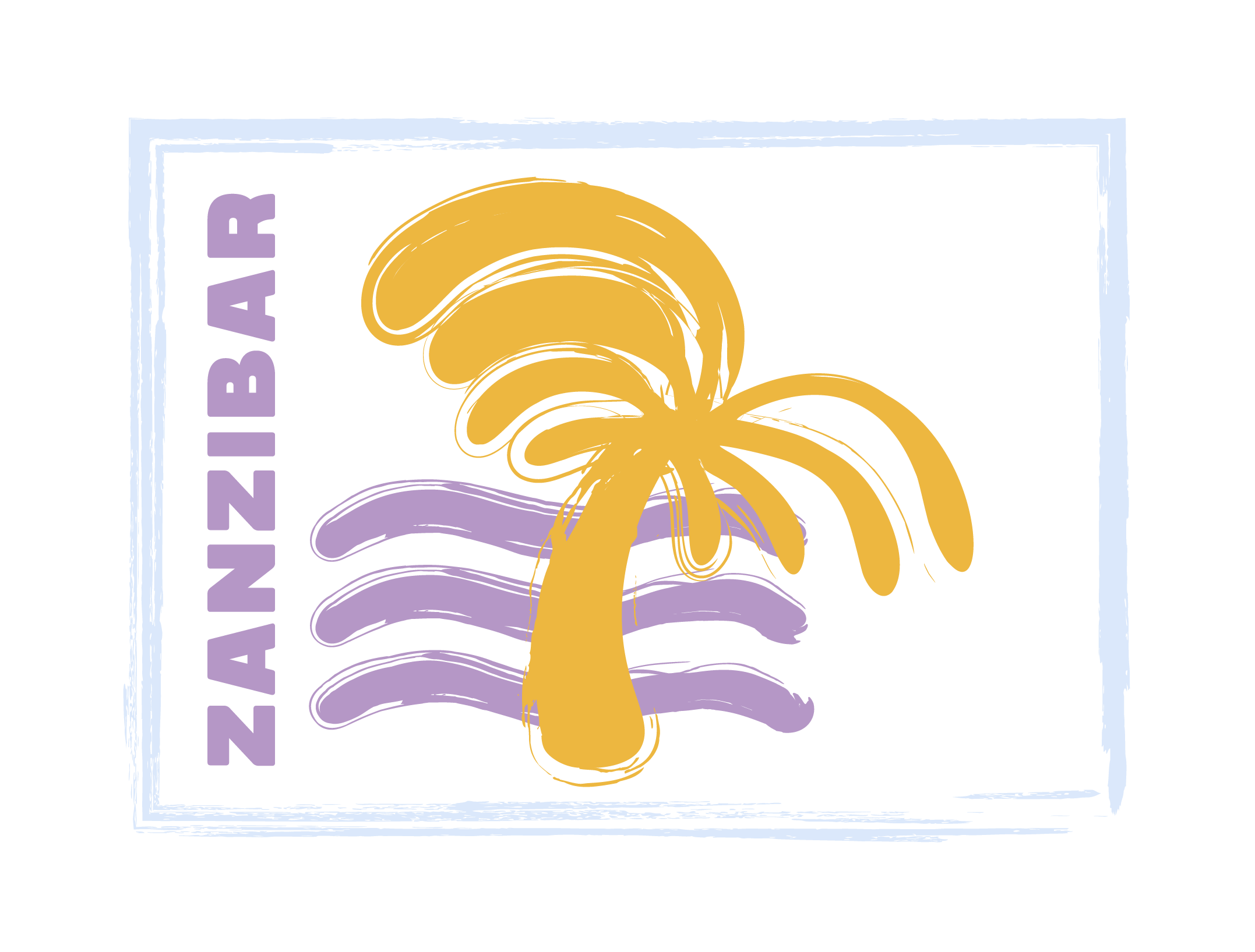 A pale yellow hand holding a stylized orange and purple flower with purple leaves on a black background. The text 'NAN NIA BER (Unguia)' appears around the flower.