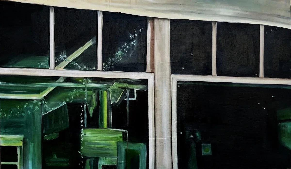 The House All My Favorite People Lived In | oils on canvas | 60” x 36”