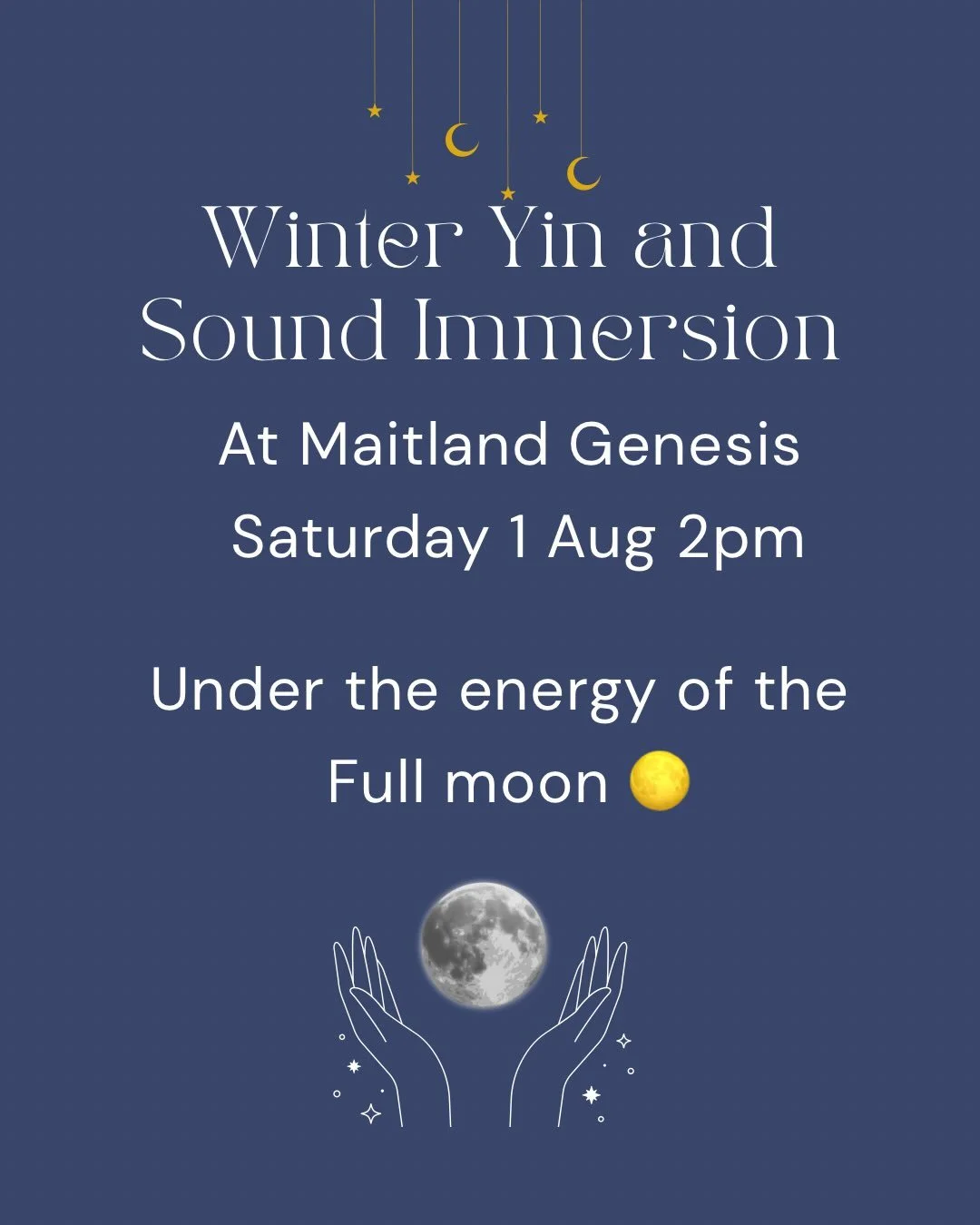 🪷 Rest and Release 🪷

Winter Yin and Sound Immersion 🌕
Is this the medicine your body, mind and soul is calling for?

This full moon carries the energy of release &mdash; a chance to let go of what&rsquo;s been blocking your truest expression. The