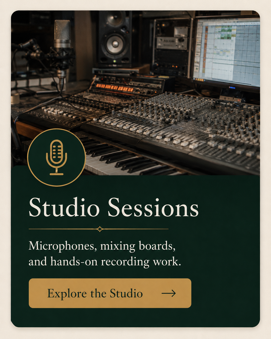 Ward 8 Entertainment studio sessions - explore conservation media.