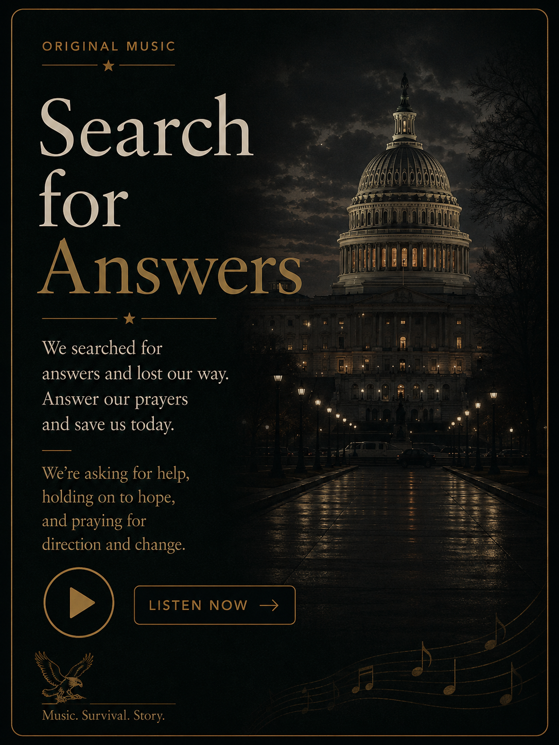 We Search for Answers - jump to the selected Ward 8 recordings.