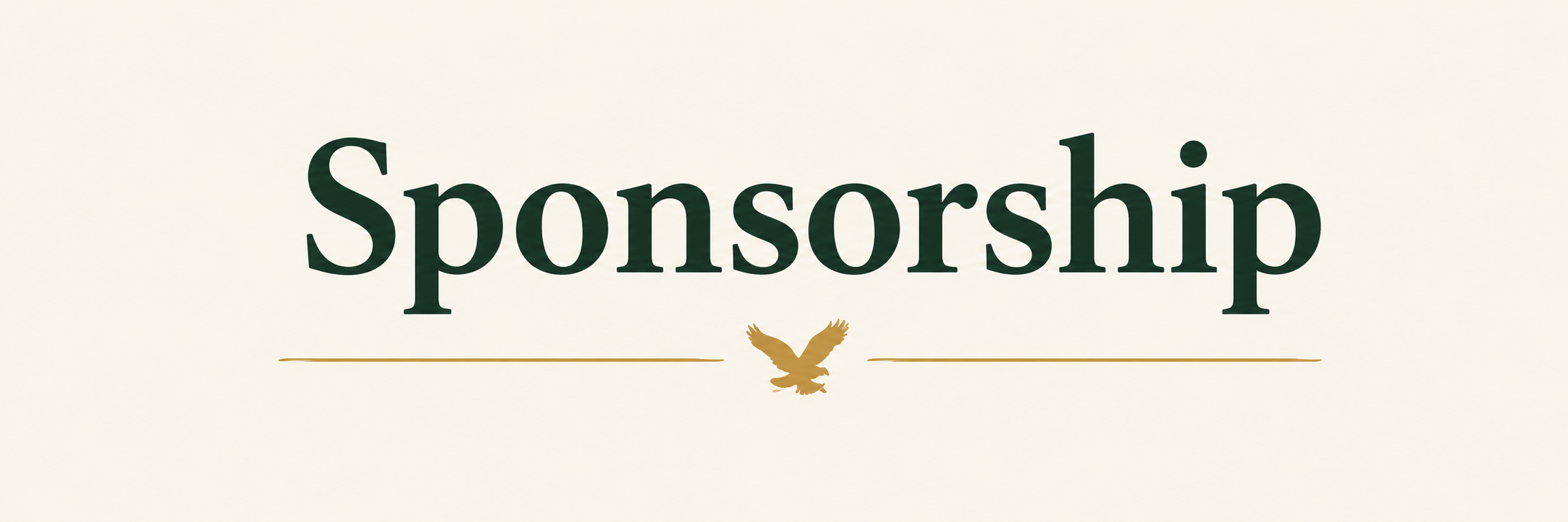 Section heading reading Sponsorship.