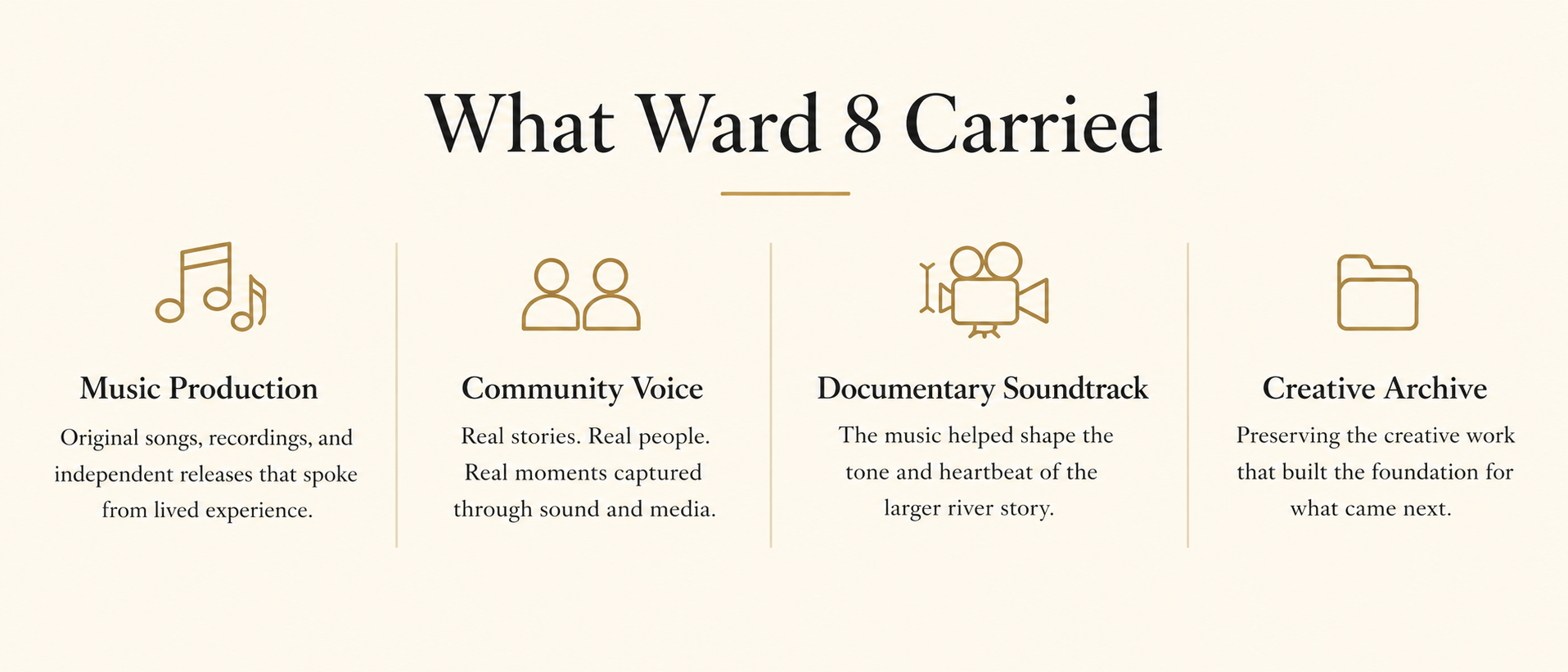 What Ward 8 Entertainment represents - explore conservation media.