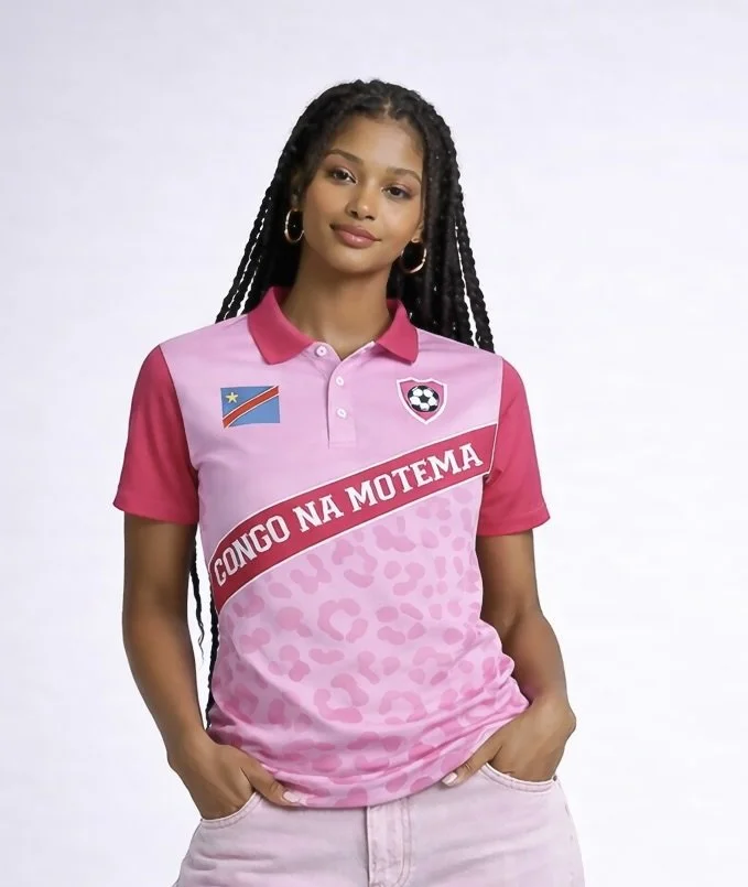 Congo Na Motema – Polo Jersey (Pink)