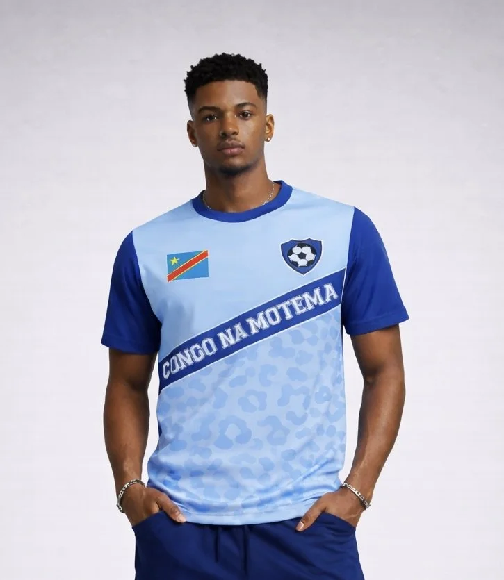 Congo Na Motema – Classic Jersey Tee (Blue)