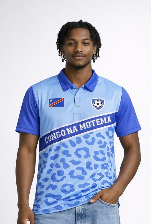 Congo Na Motema – Polo Jersey (Blue)