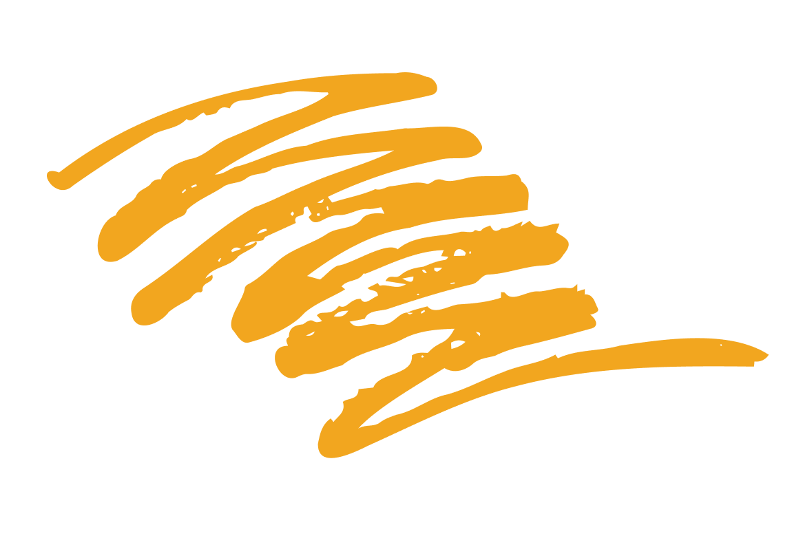 An abstract rendering of a fingerprint illustrated with orange brush strokes on a black background.