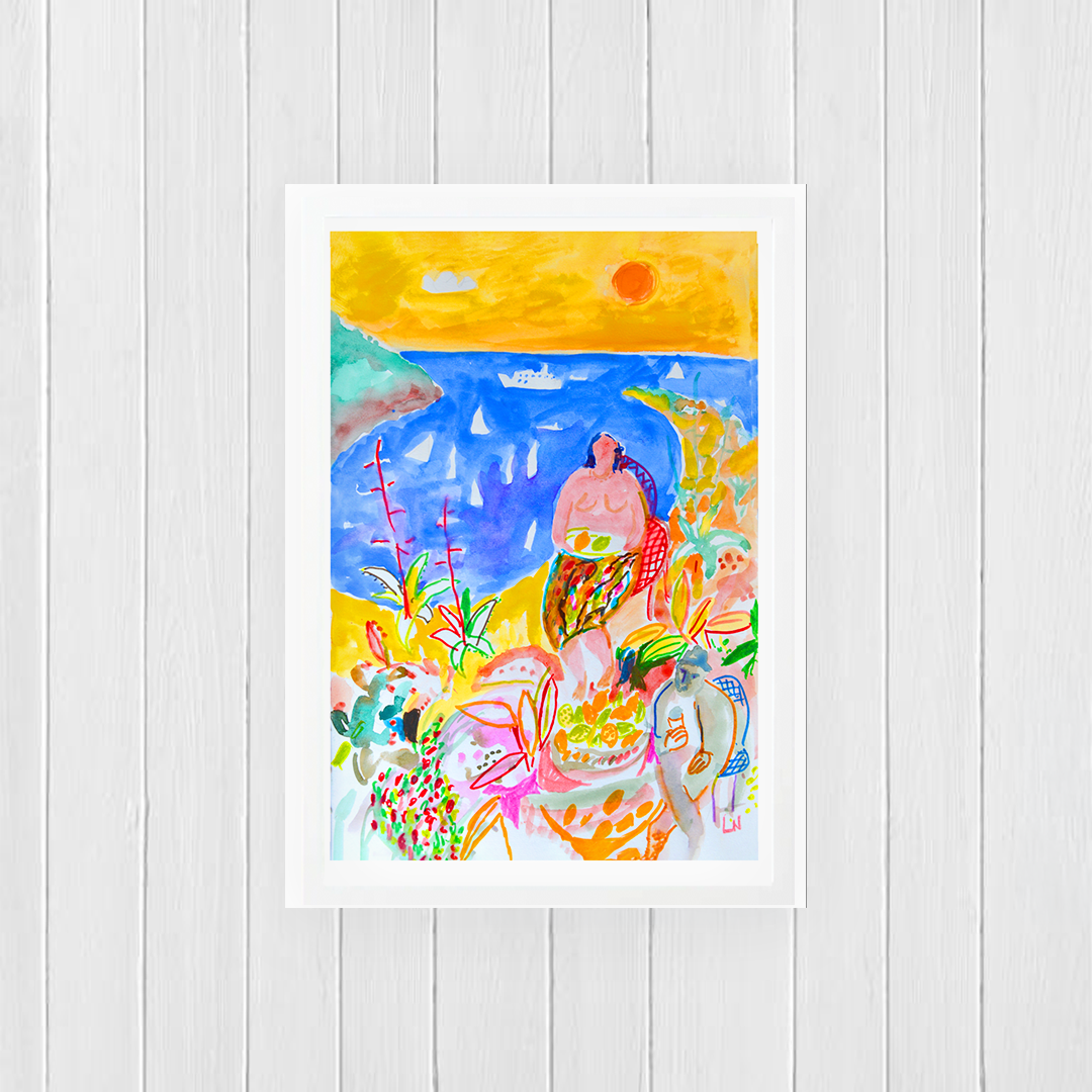 Graziella - 50cm x 70cm Print by Luigi Nappa