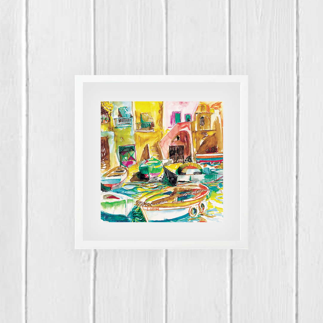 "Trittico Barca Centrale" - Print by Luig Nappa