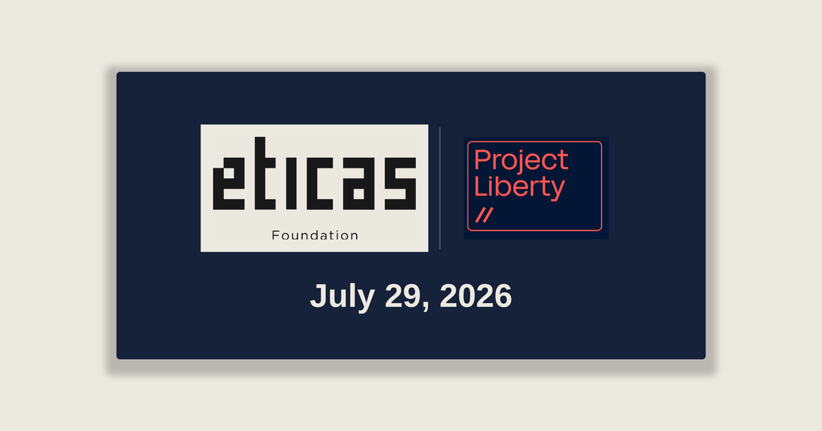 July 29th Pop-Up Event with the Project Liberty Alliance