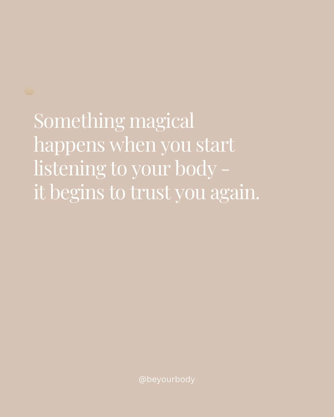 What is your body asking for right now?
Movement, nourishment, touch, connection, or simply a moment to slow down and rest?
.
Take a moment to listen.
Notice how your body feels, what it&rsquo;s asking for, even if it&rsquo;s just one deep breath.
.
