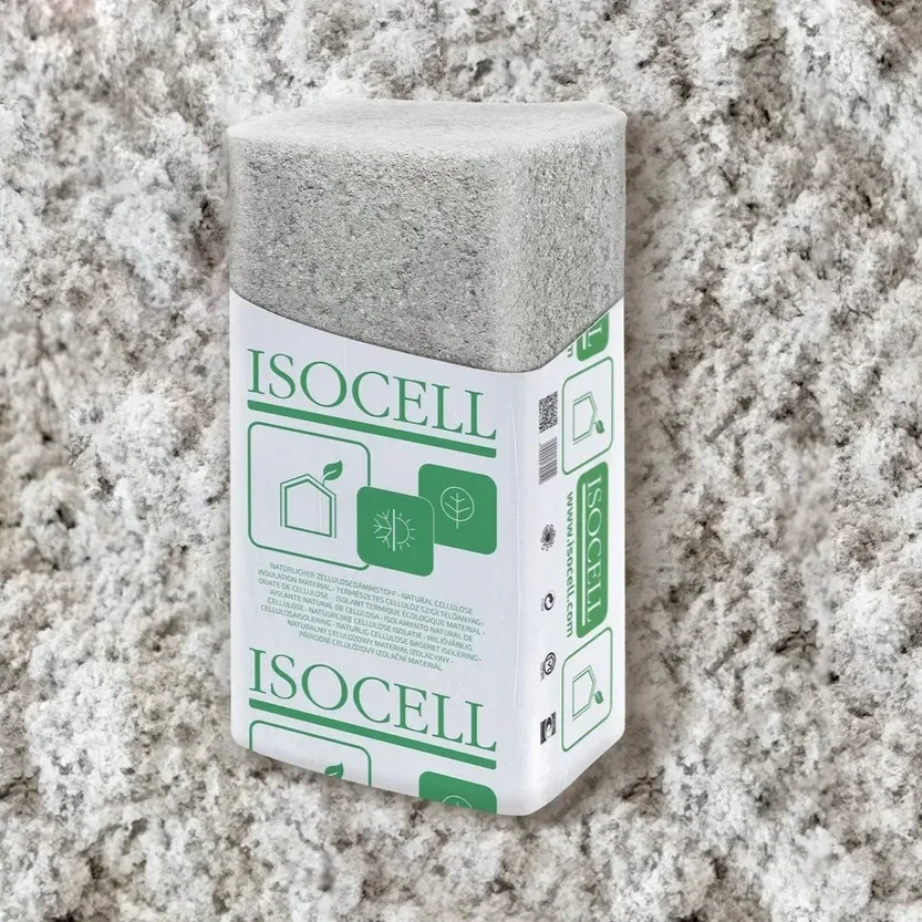 Installation av lösull från Isocell