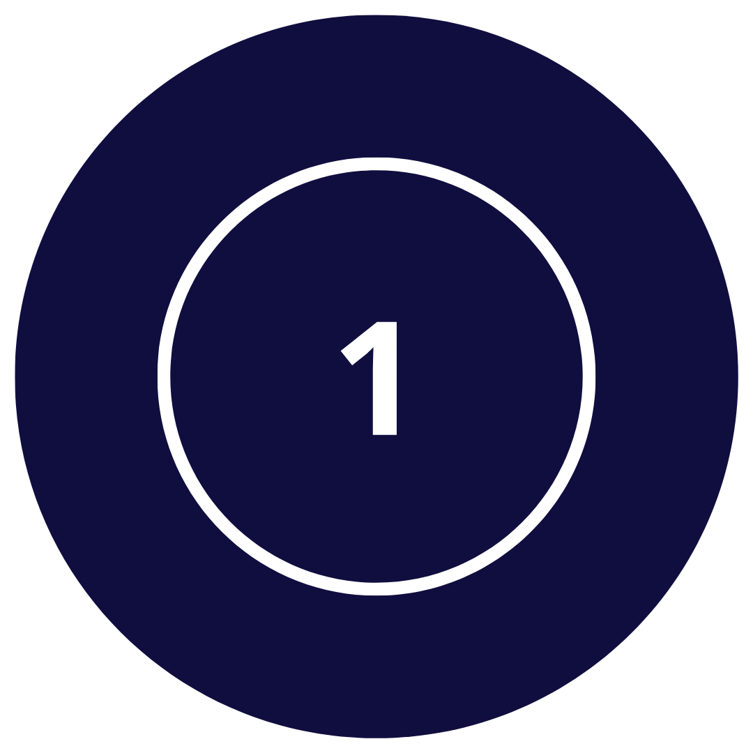 Digital countdown timer displaying the number 1.