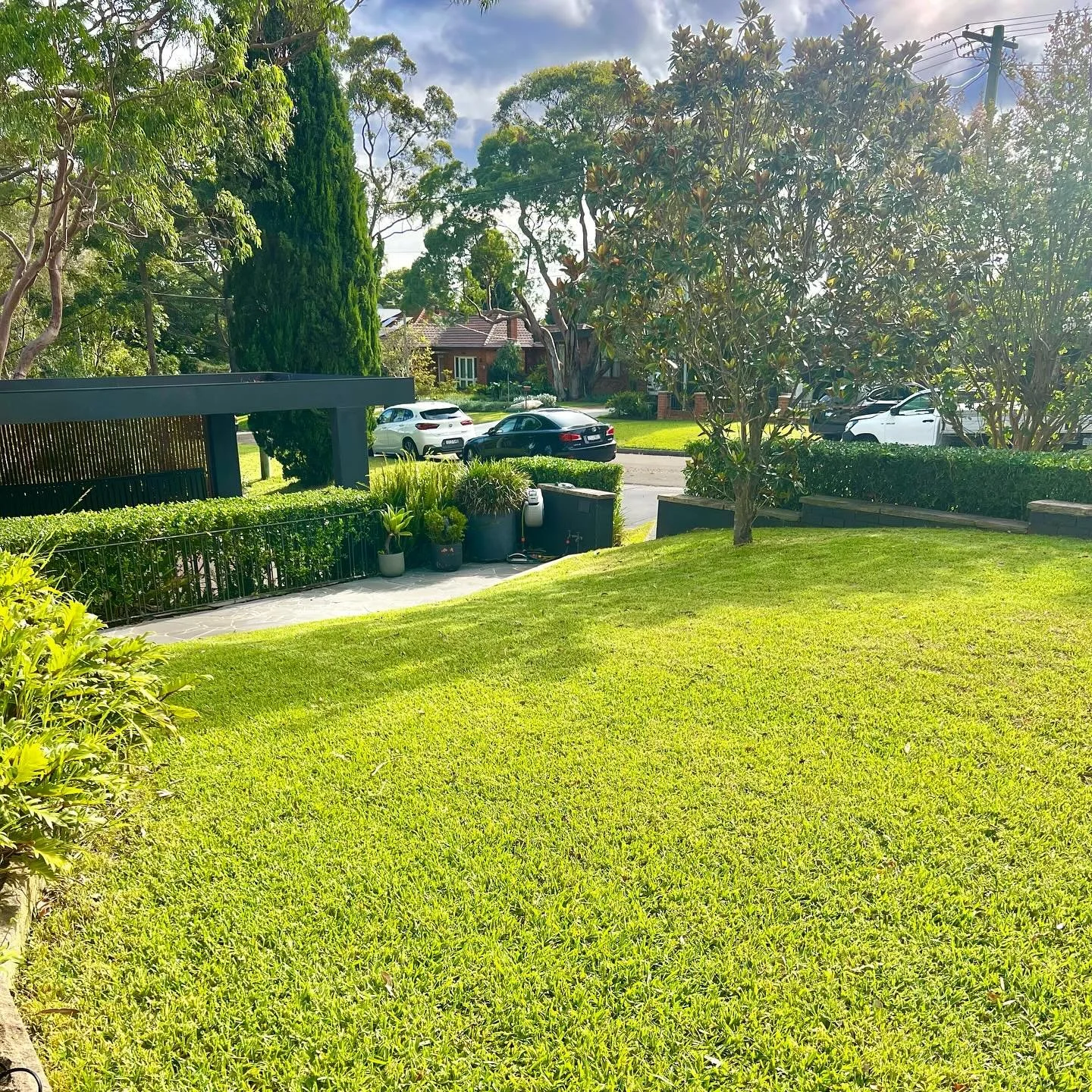 Last minute lawn and garden touch up for a pre-sale photoshoot in Riverview! #horticultured