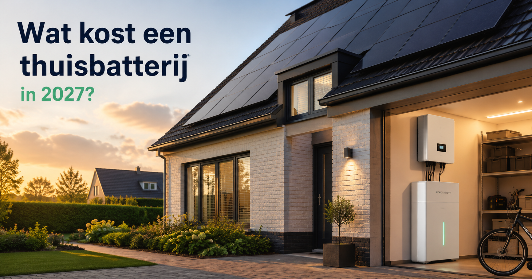 Wat kost een thuisbatterij in 2027?