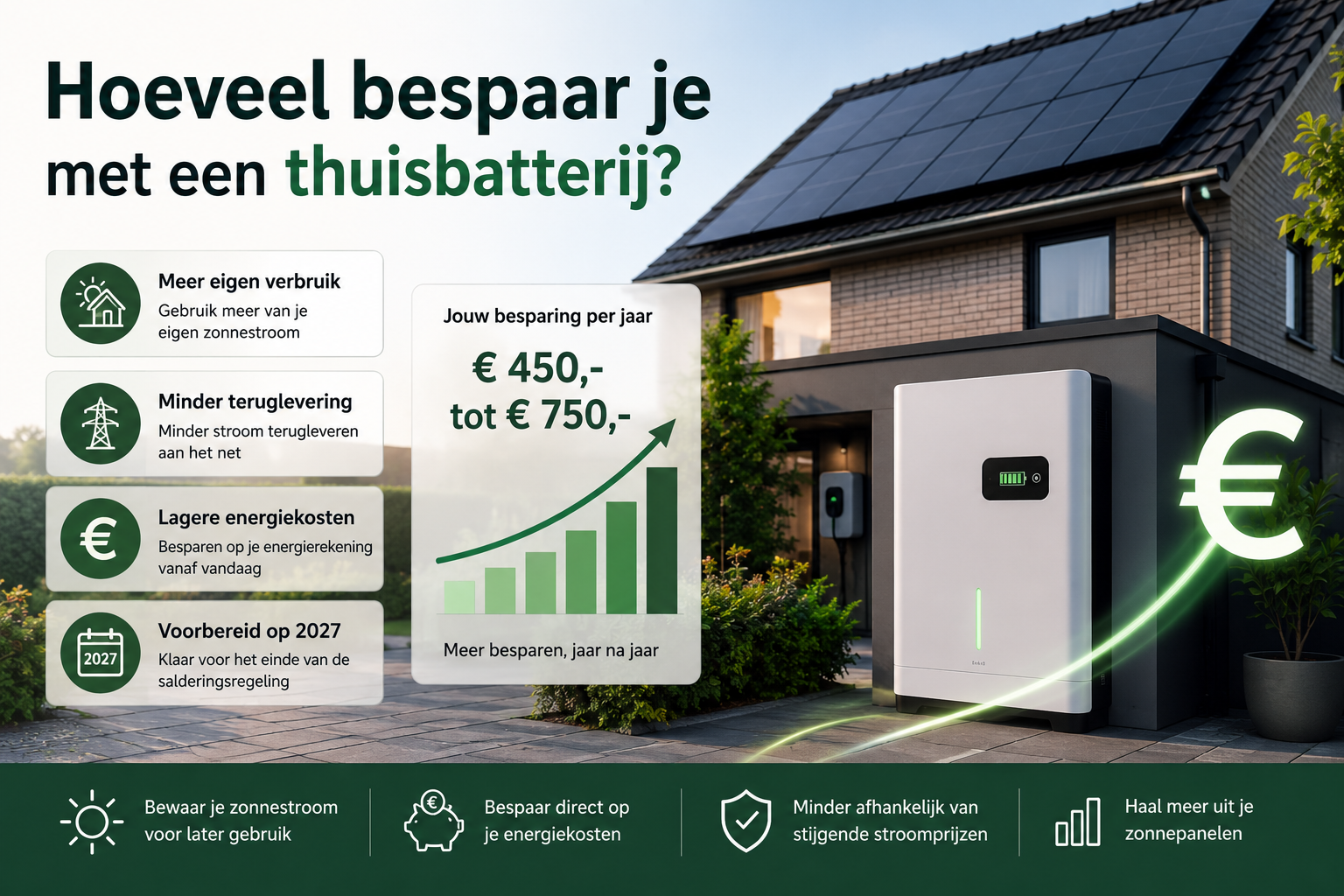 Hoeveel bespaar je met een thuisbatterij?