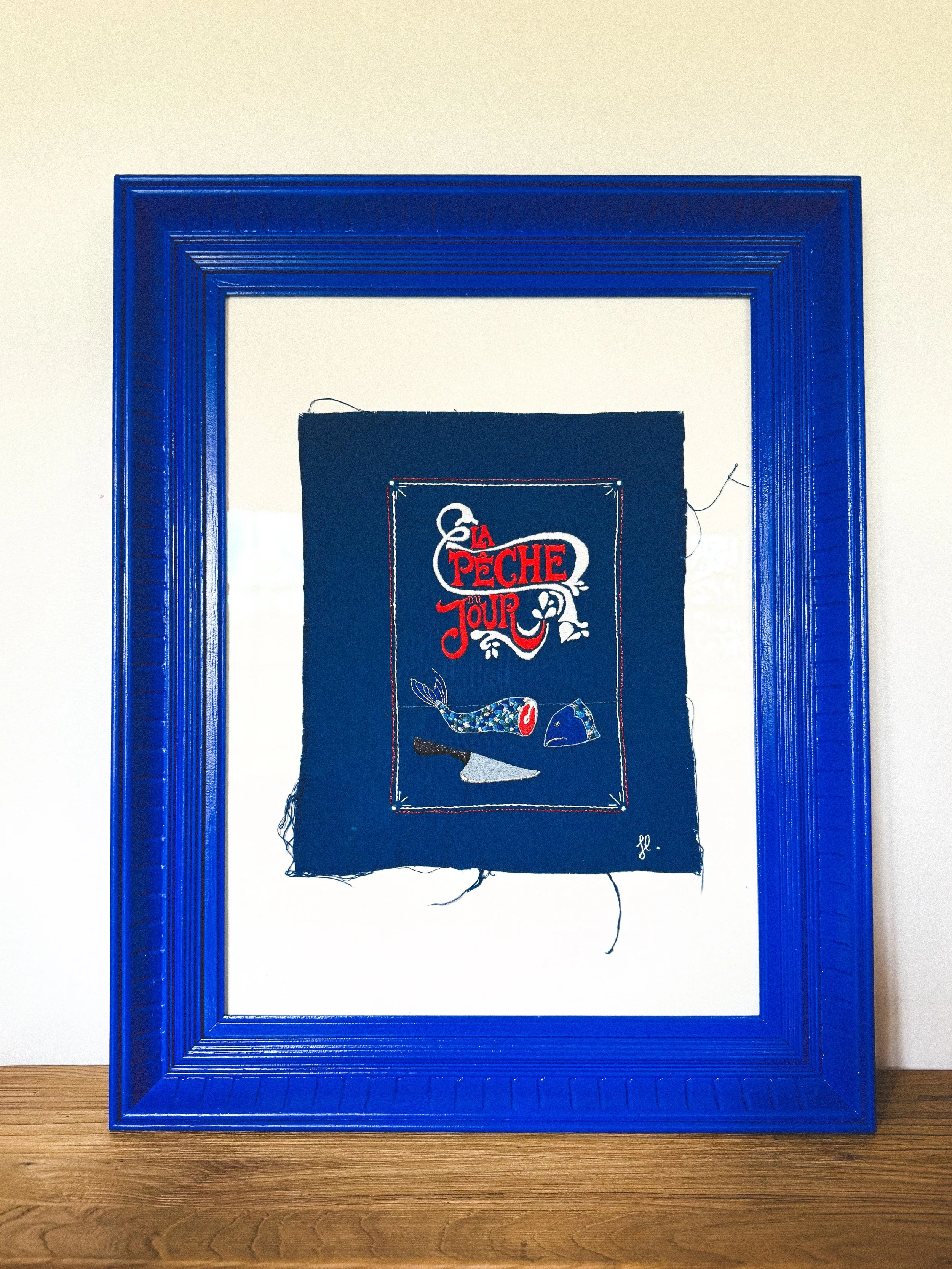 La Pêche du jour - Embroidery