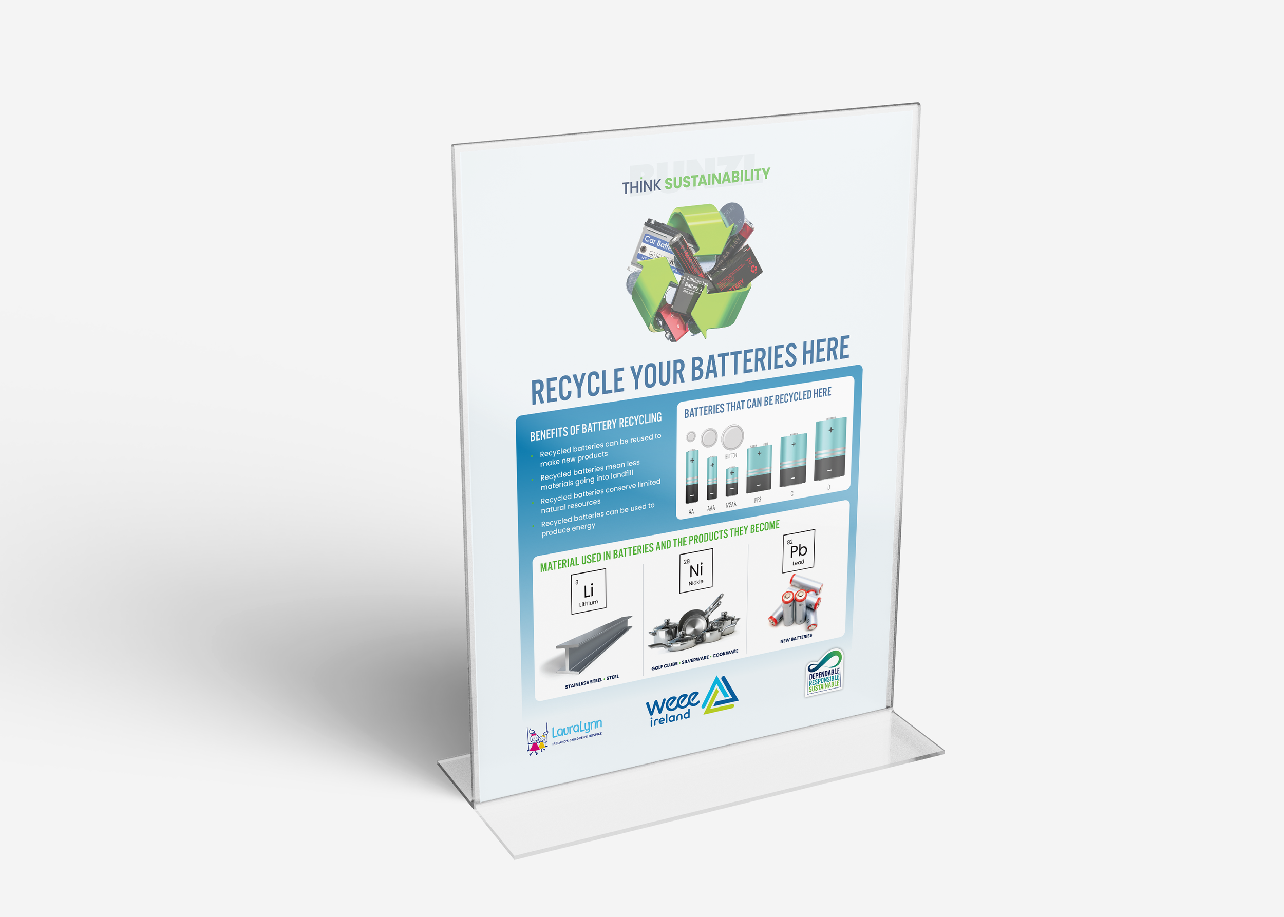 Bunzl Ireland Battery Recycling Communications