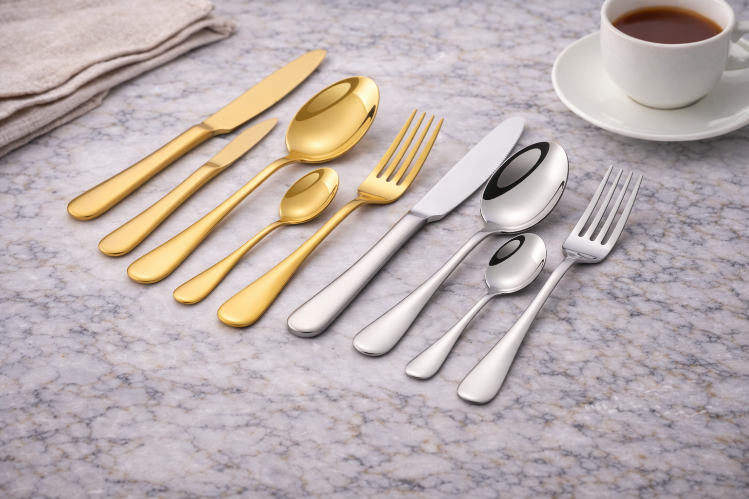 18/10 High End Commercial Grade Cutlery Sets