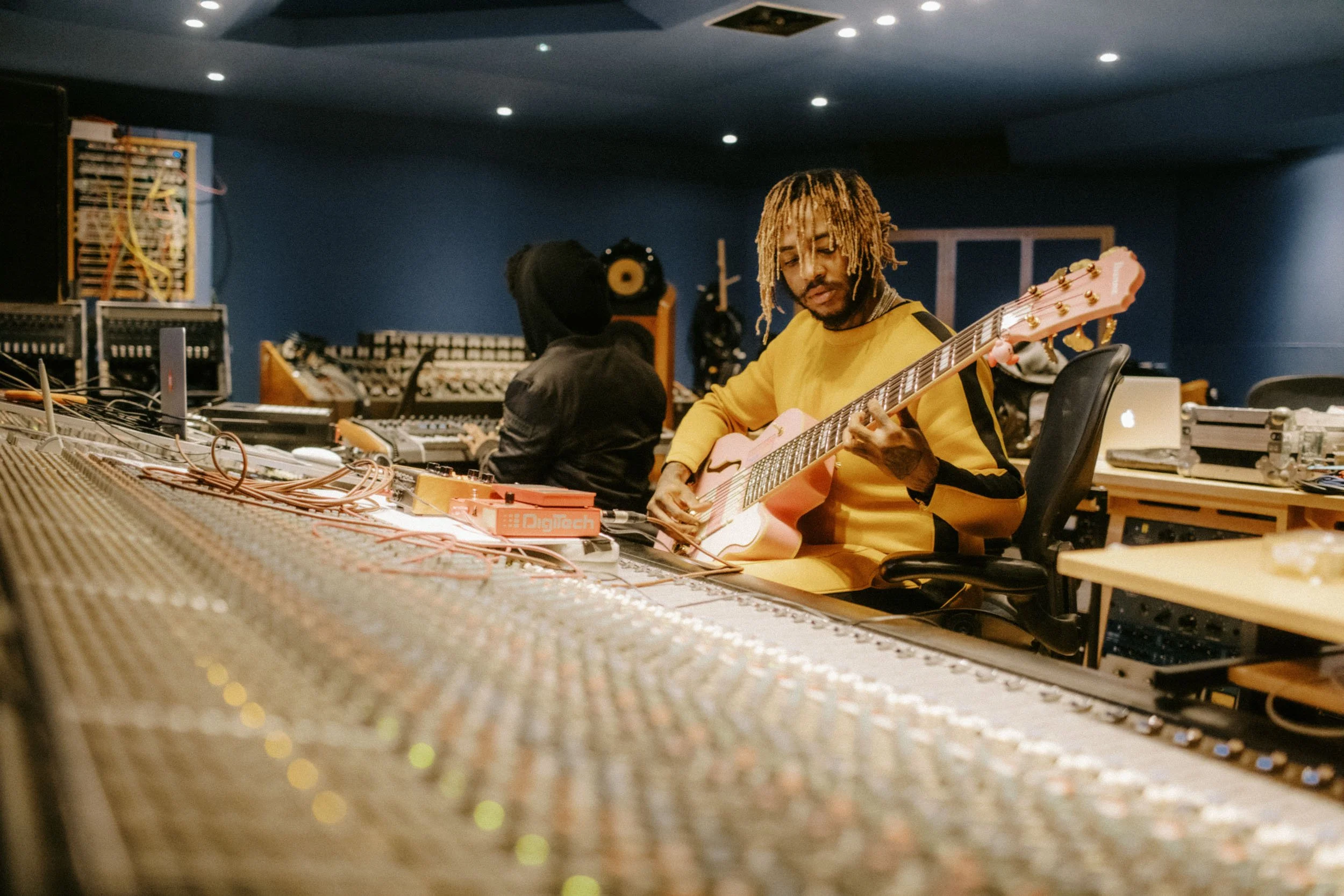 Thundercat recording at Abby Road Studios, London