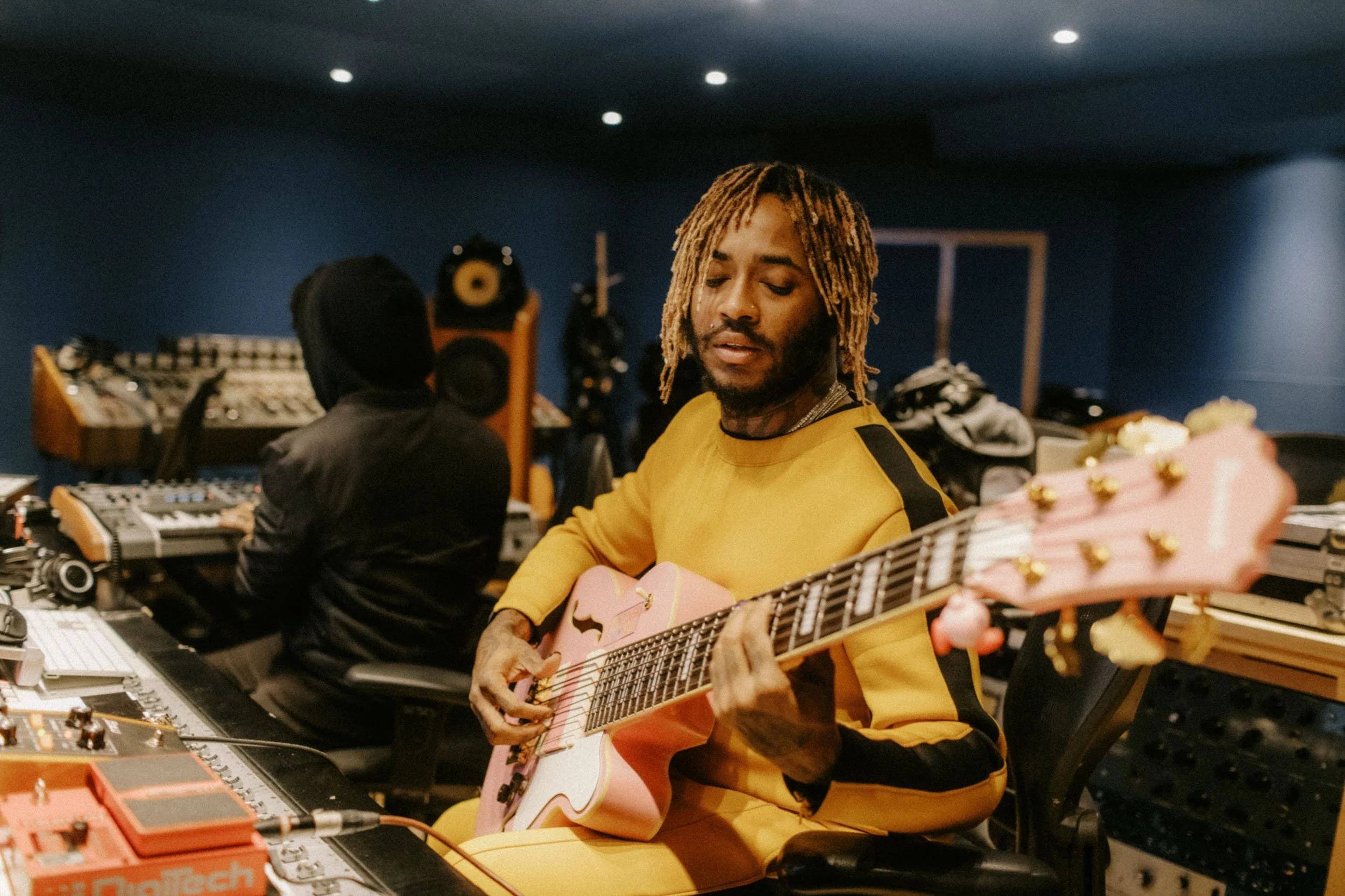 Thundercat recording at Abby Road Studios, London