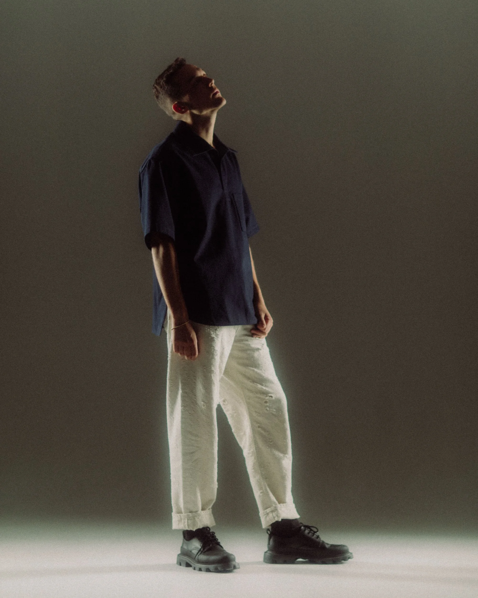 Portrait of Ben Böhmer photographed by Dan Medhurst in Berlin for Ninja Tune.