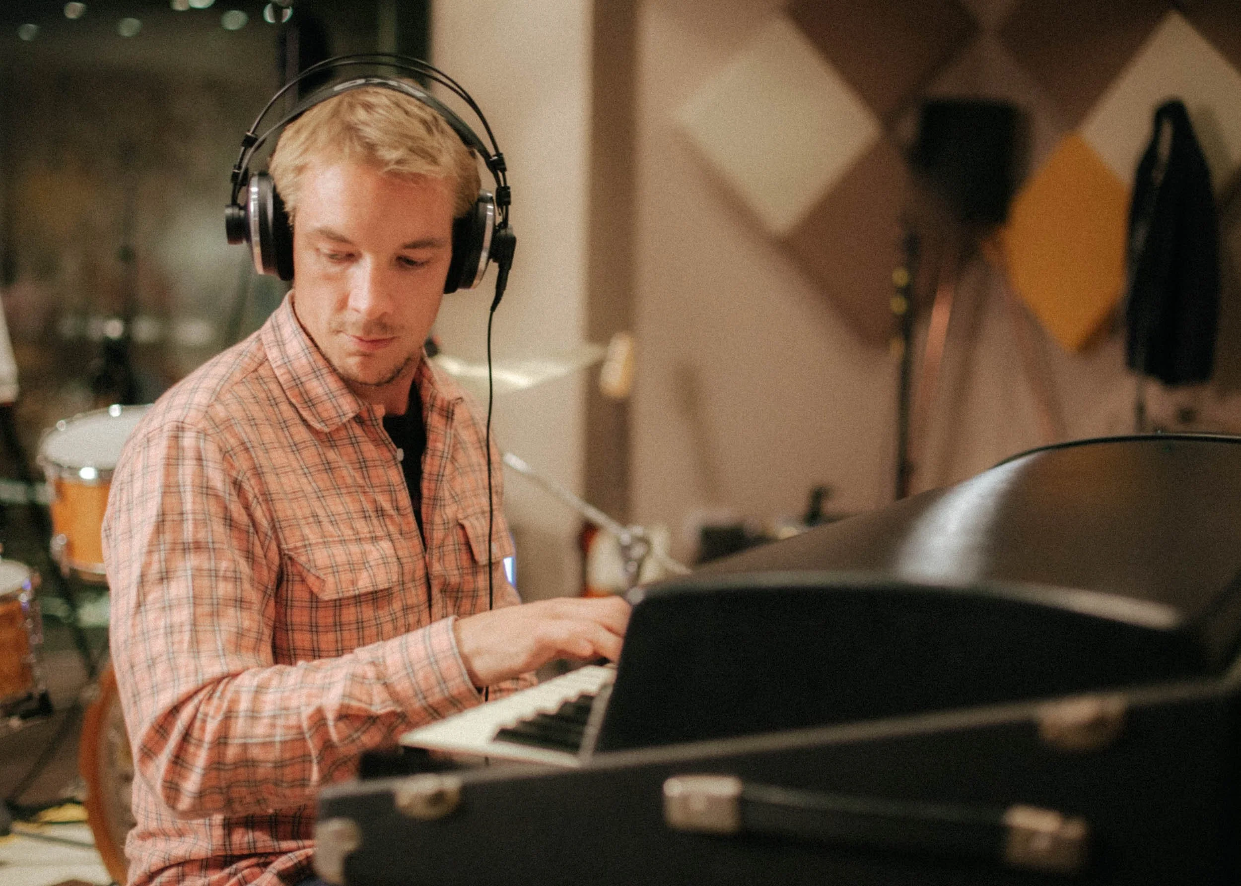 Diplo in the studio