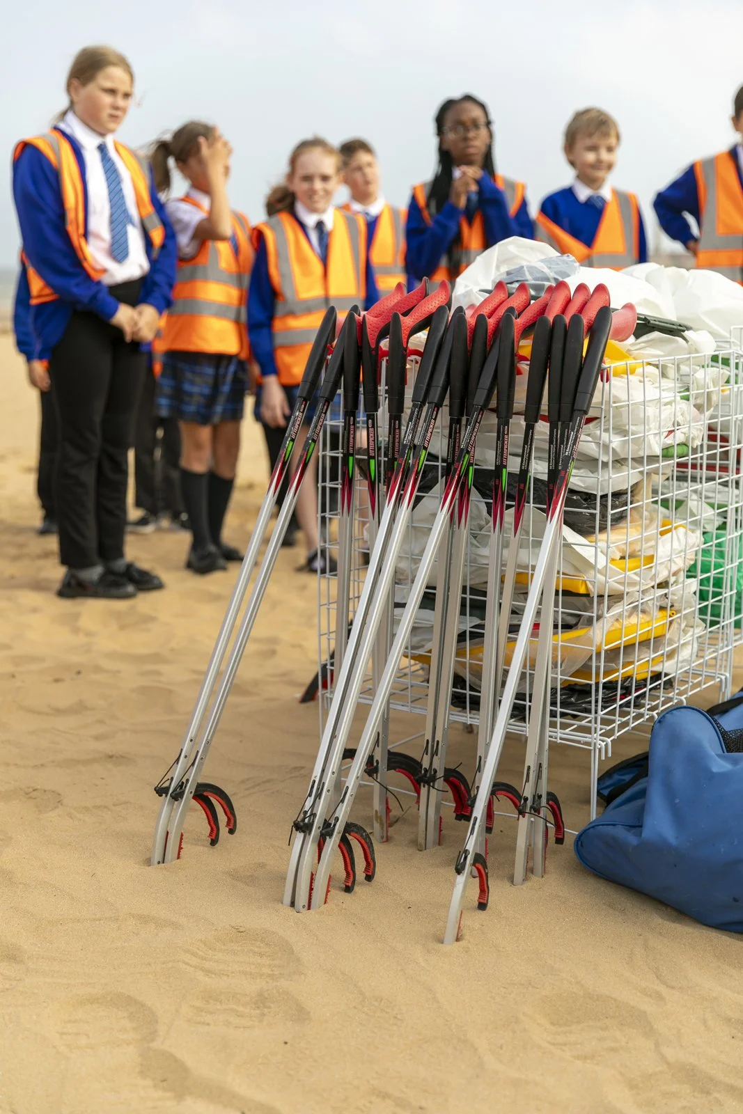 Beach clean up for Turner, Margate