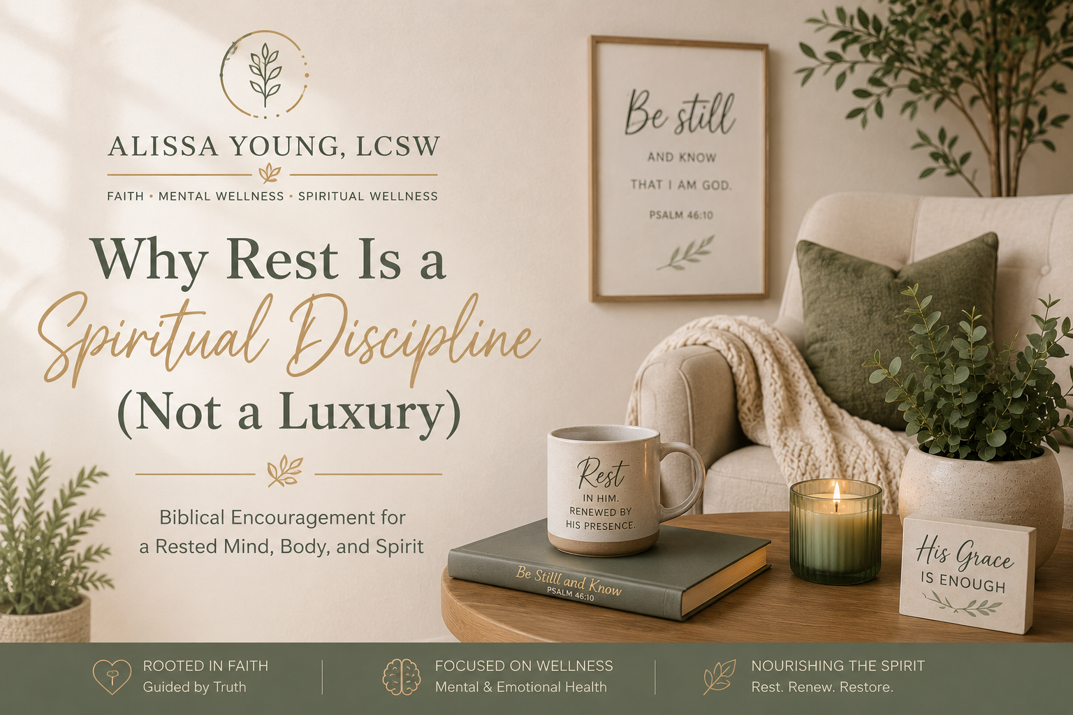 Why Rest Is a Spiritual Discipline (Not a Luxury). 