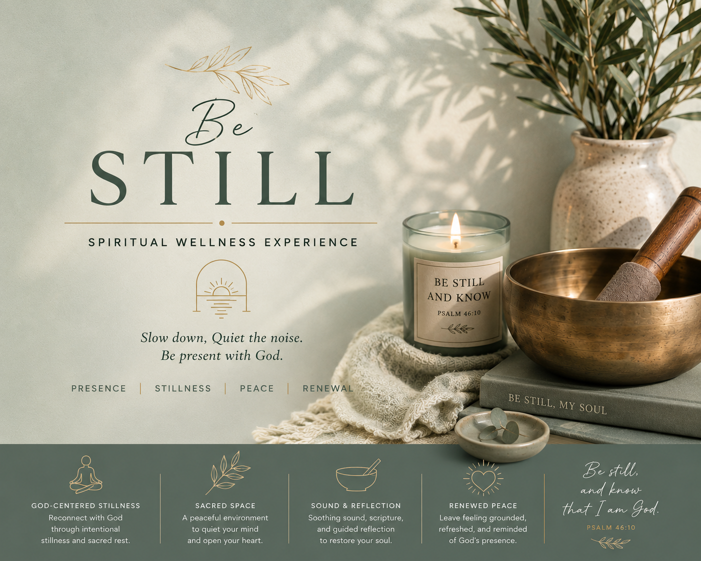 Be Still - Spiritual Wellness Experience