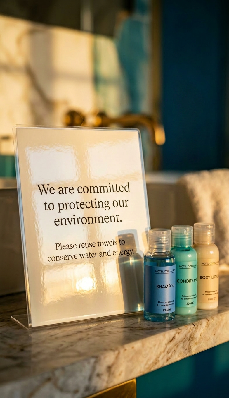 The Sustainable Hotel. Front of House, Anyway.