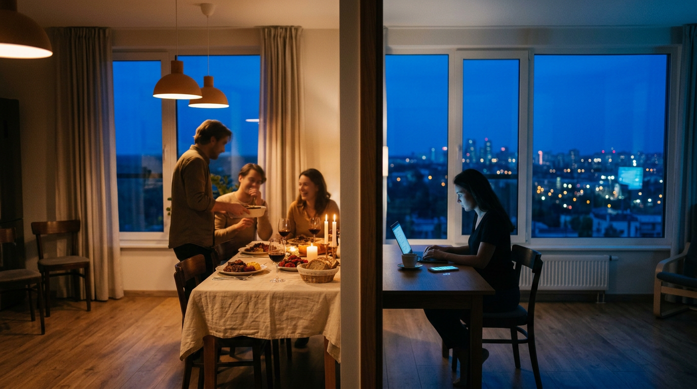 A hotel professional answering a late night WhatsApp message — illustrating the cultural divide between right to disconnect legislation in Europe and the always-on work culture of Middle East and Asian hospitality markets.