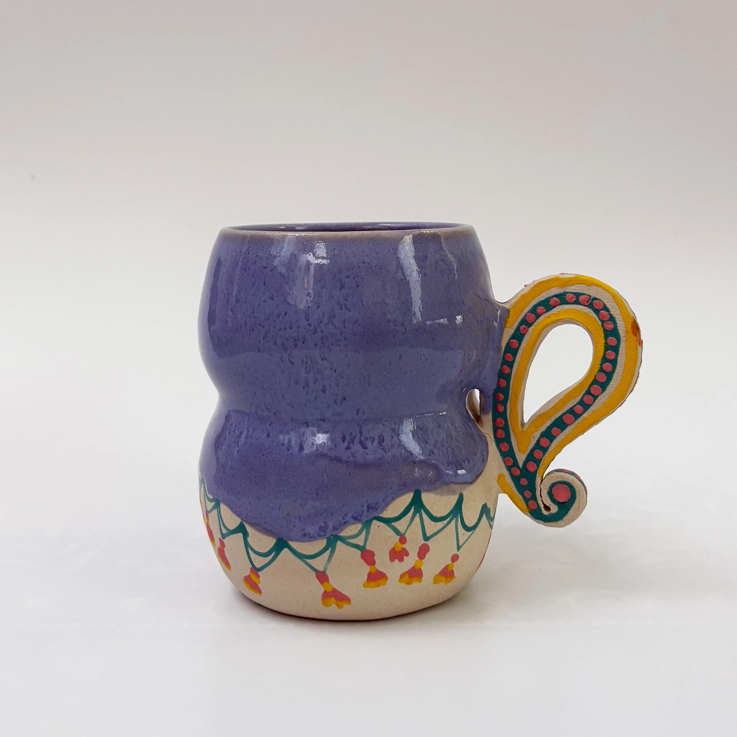 Purple Paisley Mug
