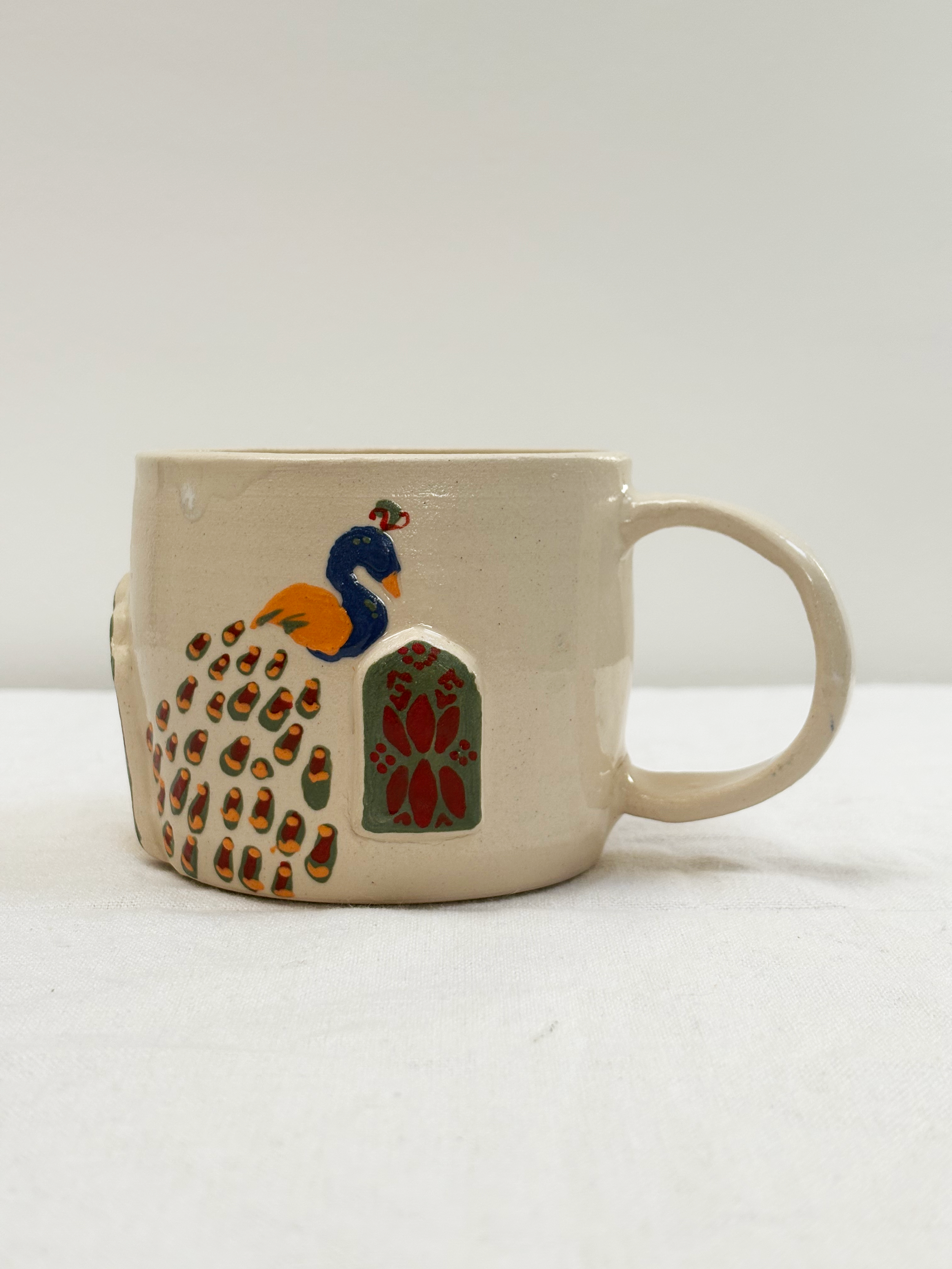 Peacocks & Arches Mug