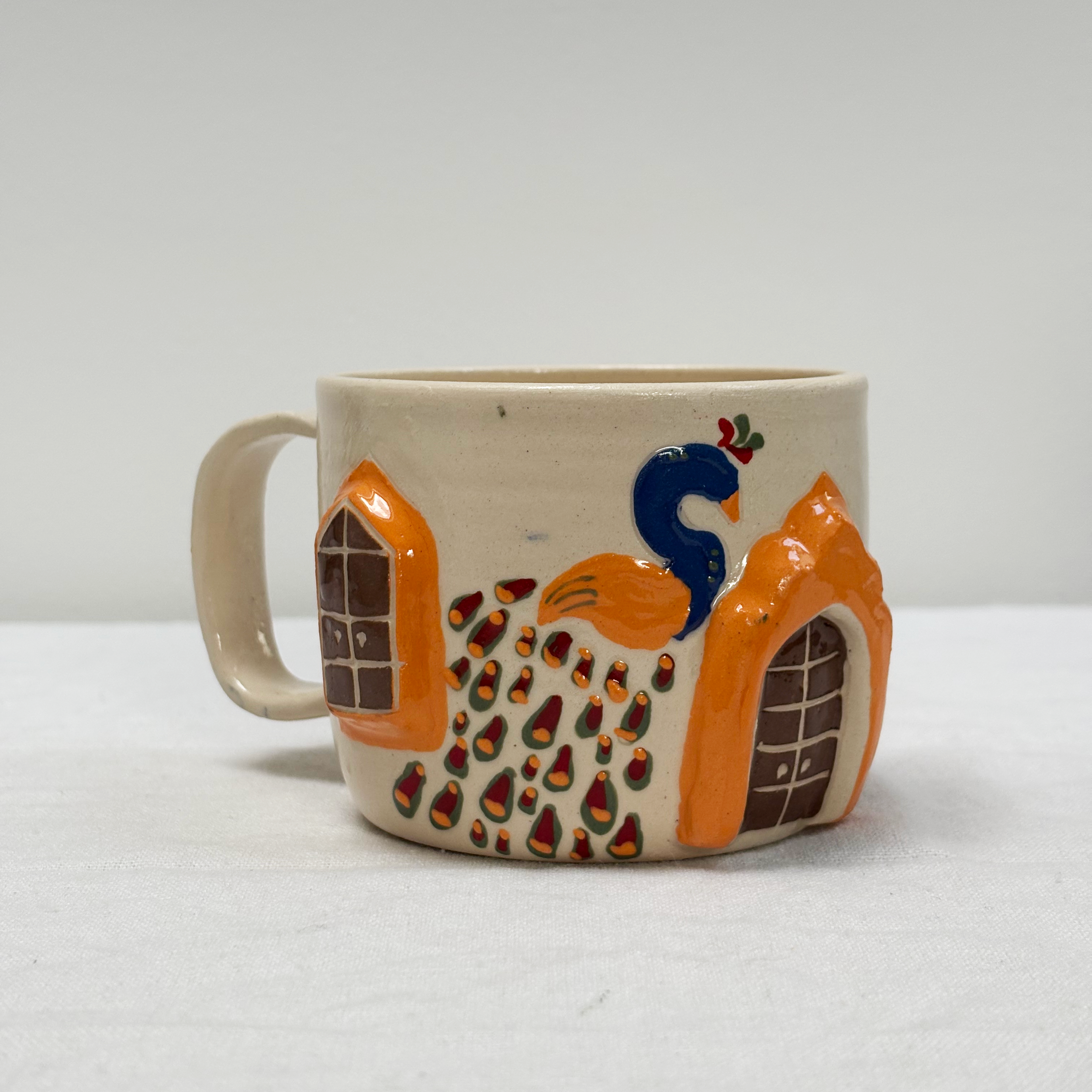 Peacocks & Arches Mug