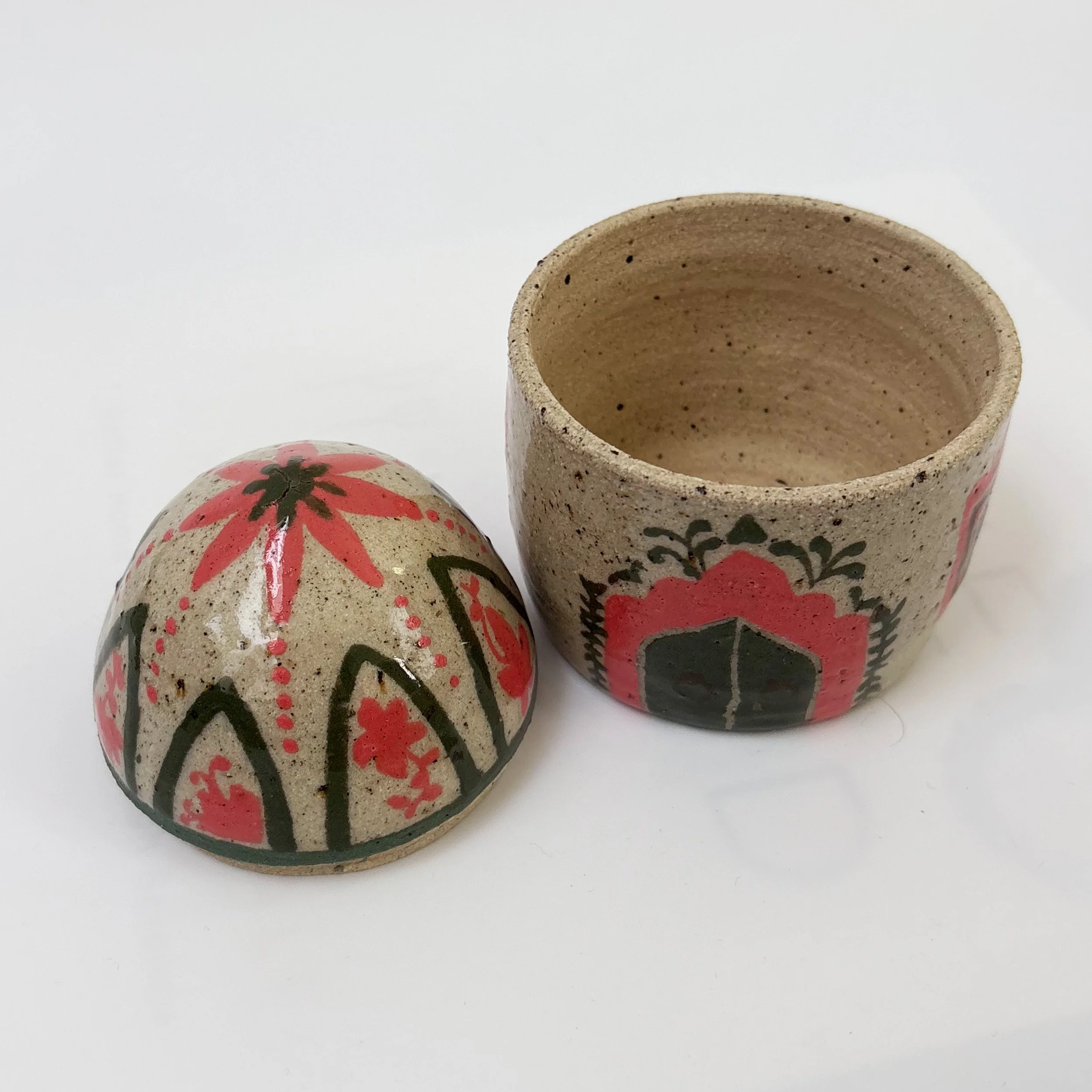 Dome Lidded Jar and Jewellery Holder