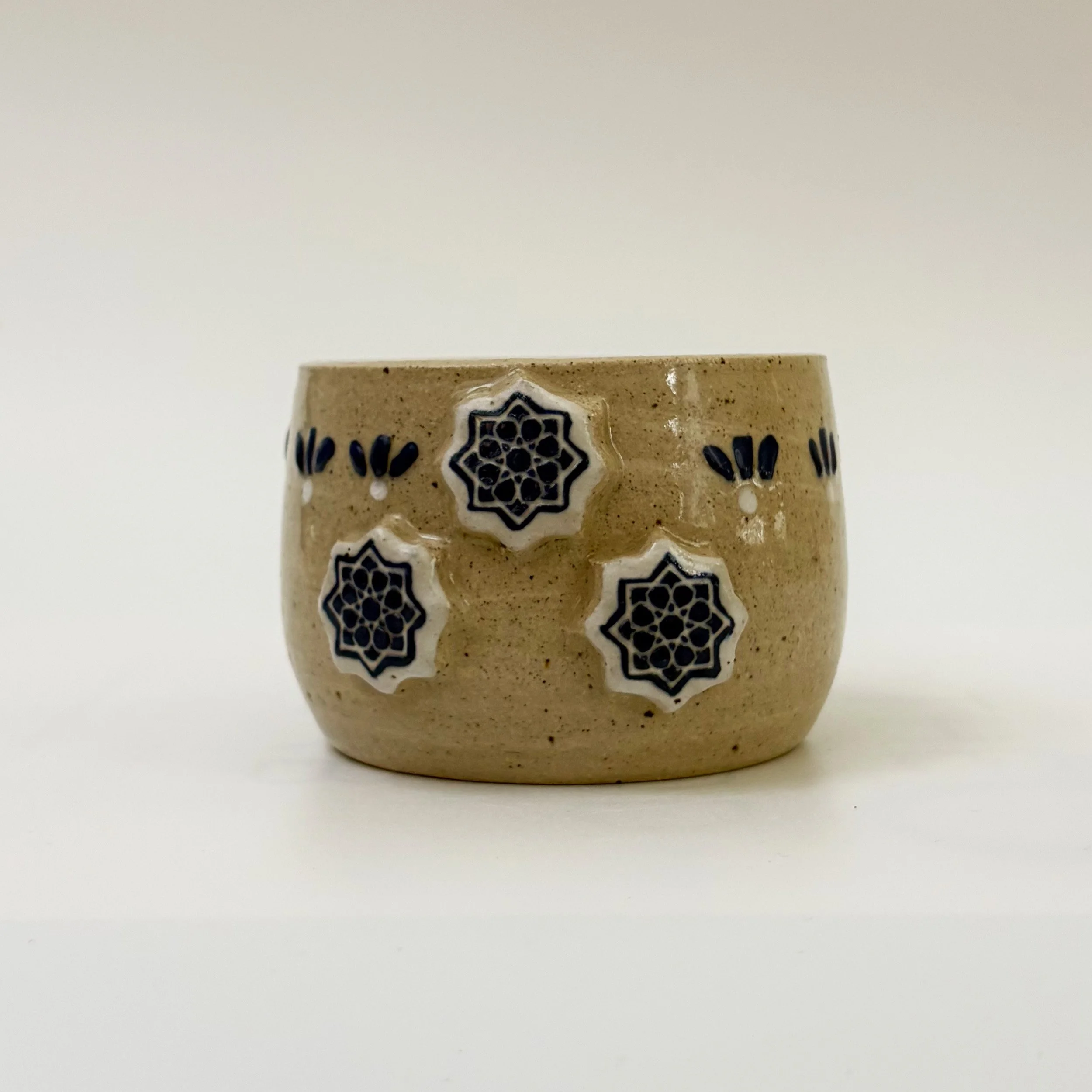 Blue and Green Ornament Cup