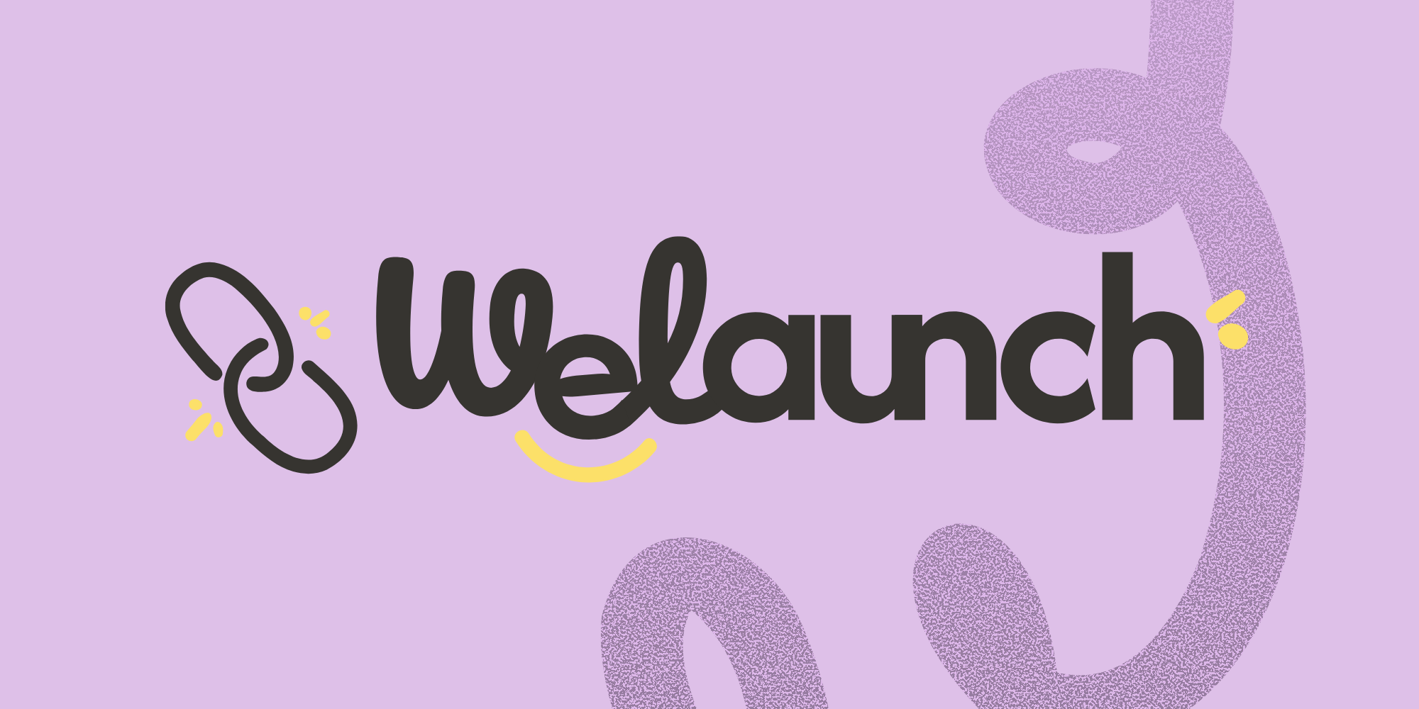 Light purple background with a stylized illustration of an ear and the word "Wesh" in bold black text, accented by small yellow lines and smiling face element.