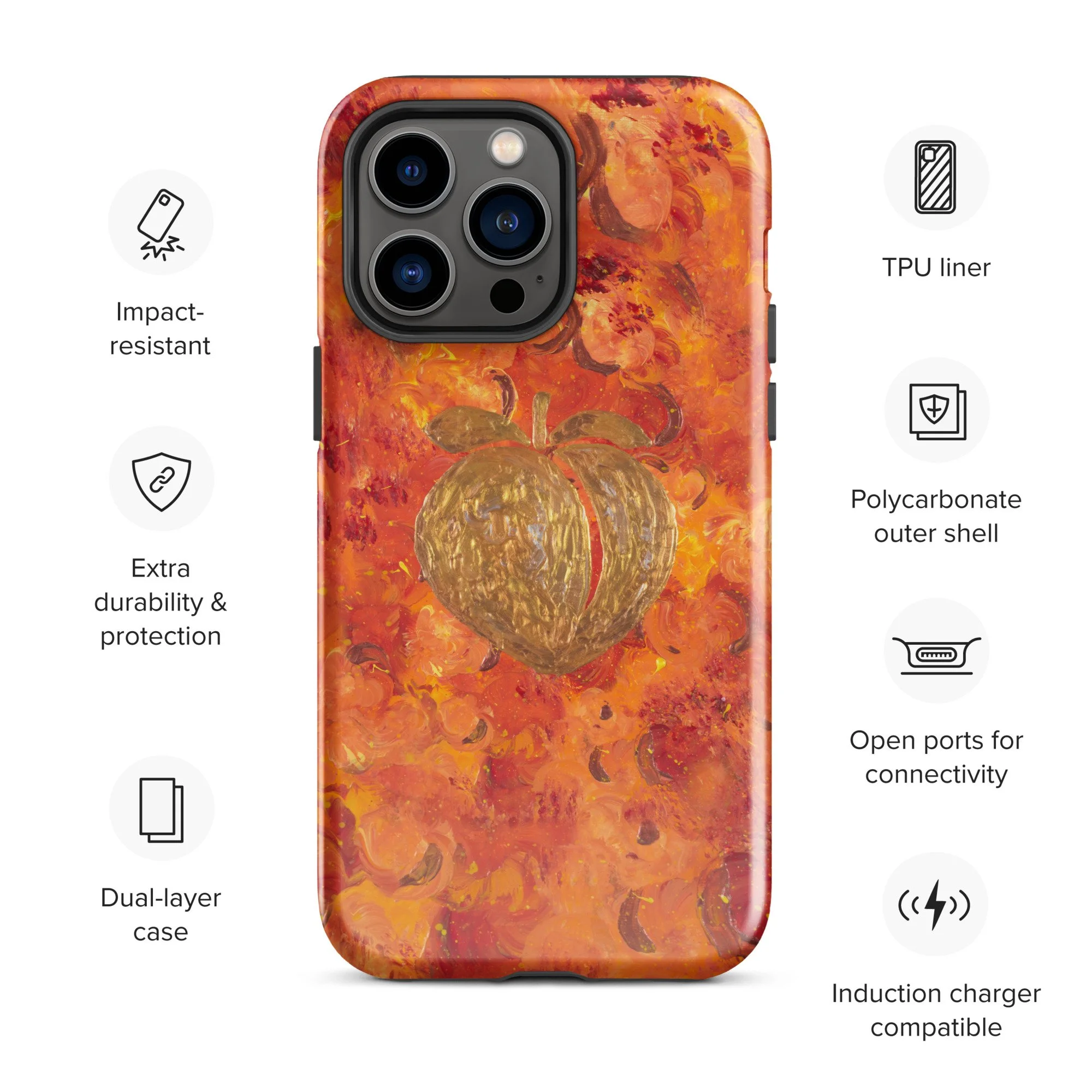 JUICY PEACH Tough Case for iPhone®
