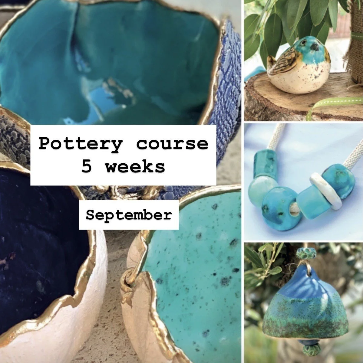 Pottery Course- Wednesday - September start- FULL