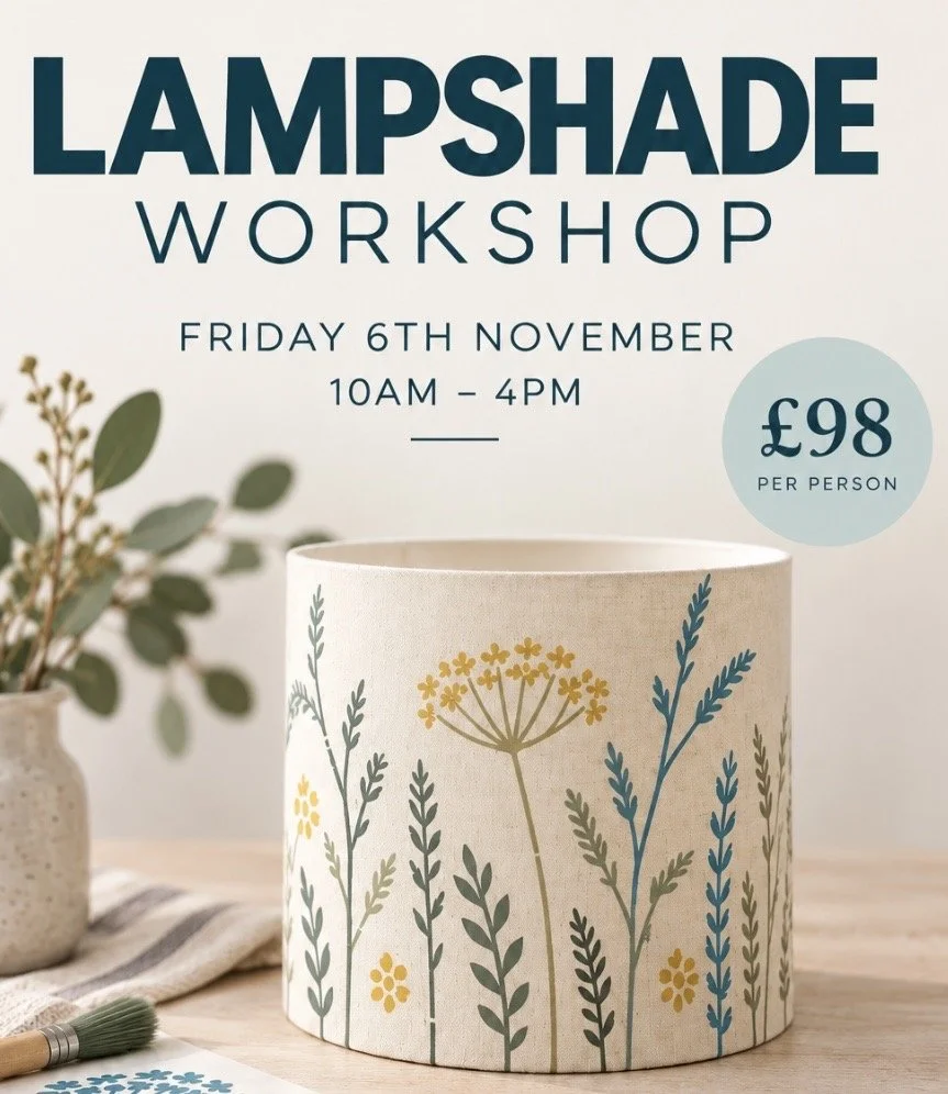 Lampshade Stencilling Workshop- Friday 6th November