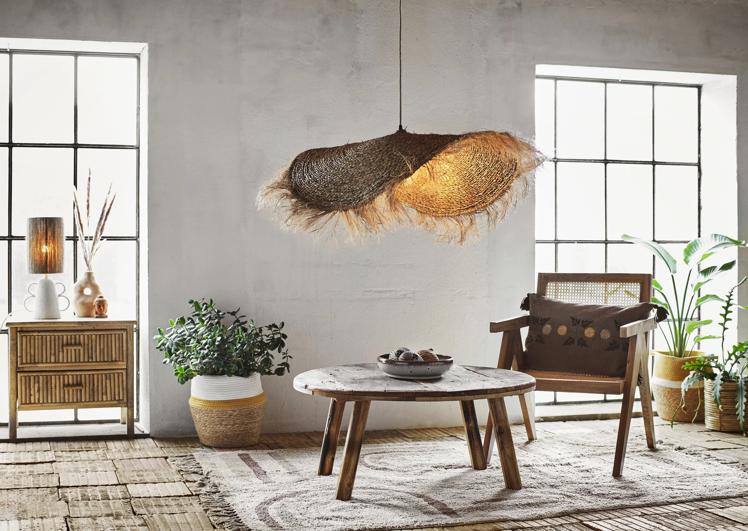 Rustic Large Wooden Coffee Table