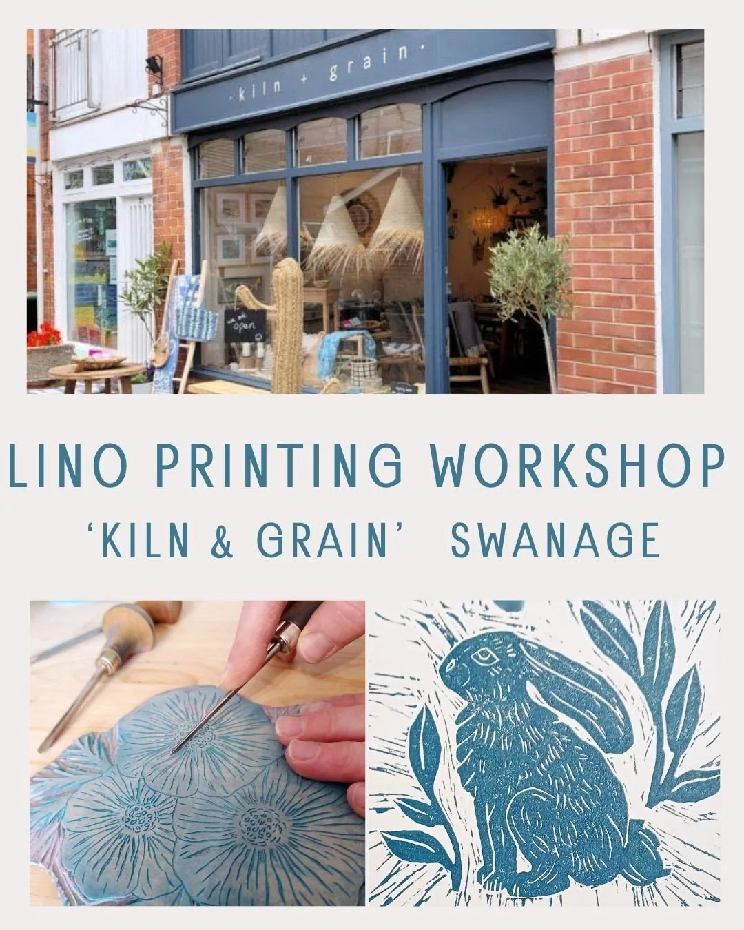 Lino Printing Workshop - Monday 24th August
