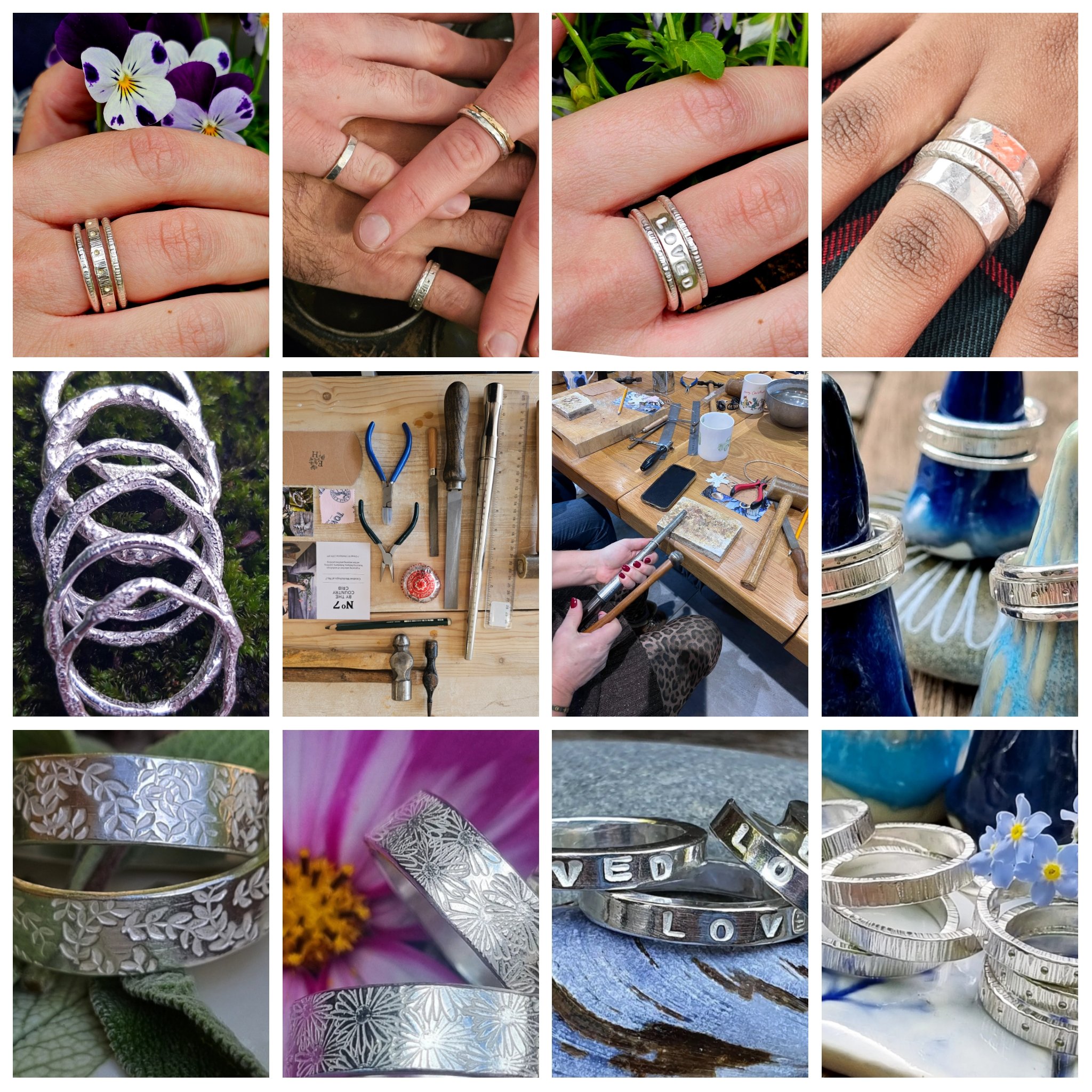 Silversmithing Class- Stacking Rings - Wednesday 5th August (PM)