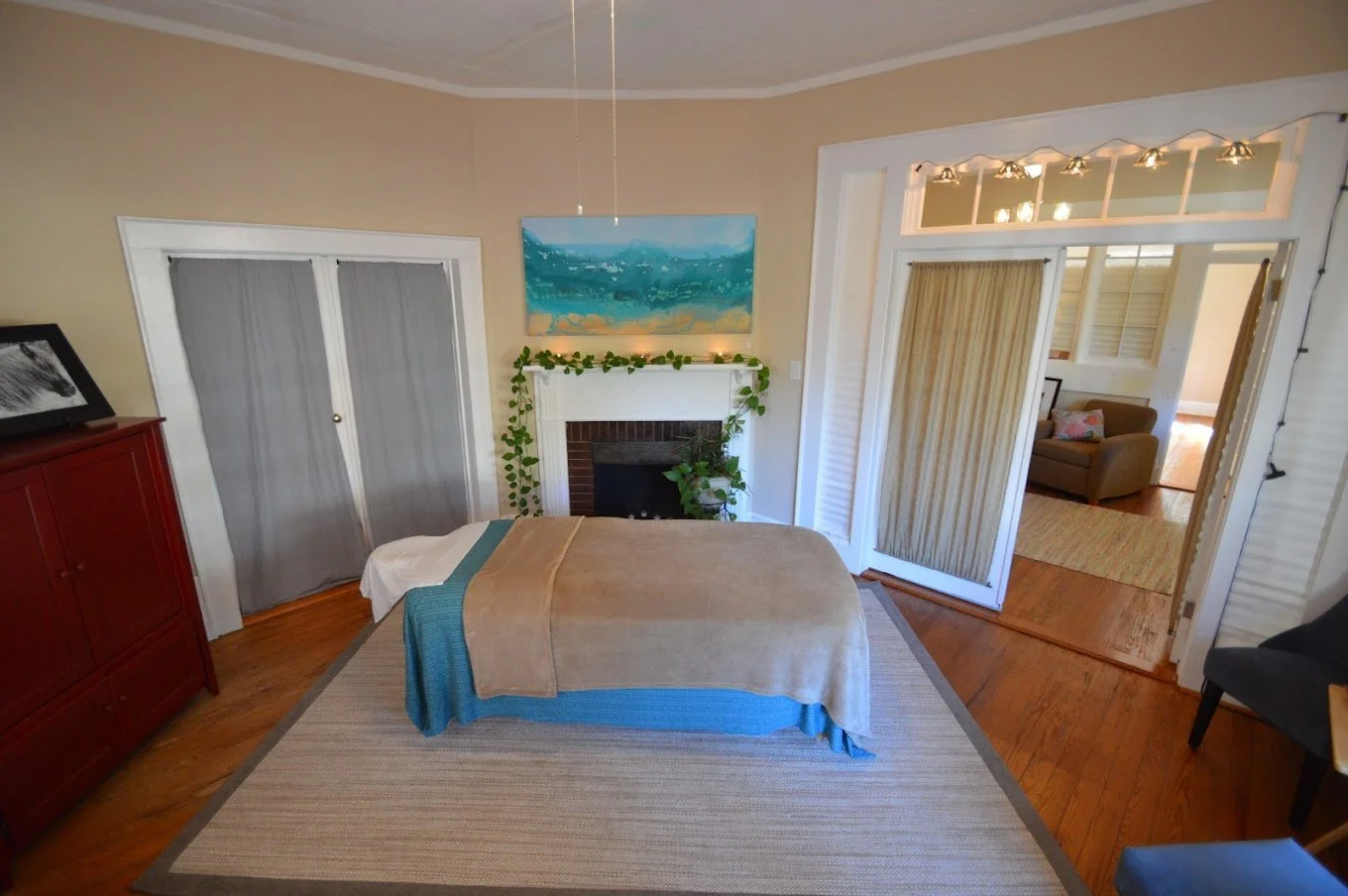 Treatment room at Cedar Walk Wellness Center in Hillsborough NC