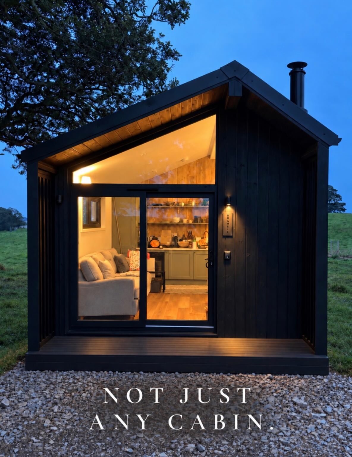 Not just any cabin.

There may still be a little clutter in the kitchen, and the eagle-eyed among you might spot that the curtain pole is currently resting beside it rather than elegantly above the window&hellip;

But we&rsquo;re getting there, and w