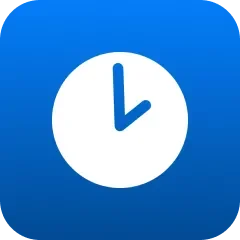 Clock showing the time as 3 o'clock.