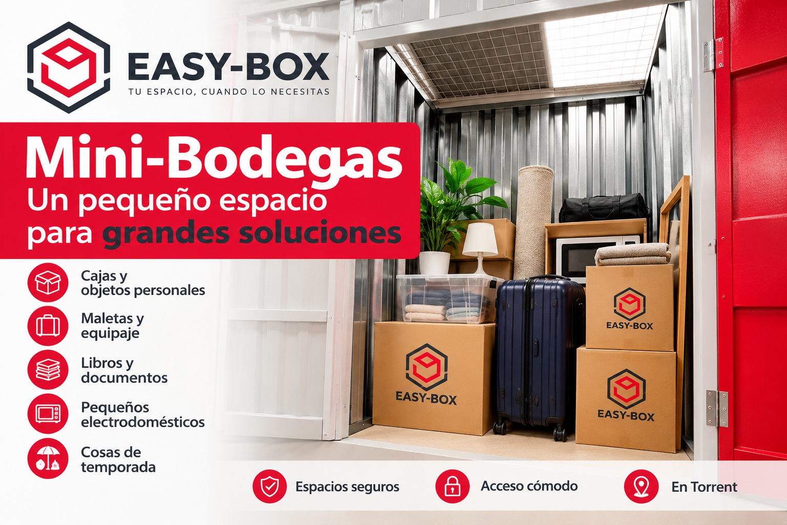 ¿Necesitas un pequeño espacio para guardar tus cosas? Una Mini-Bodega puede ser la solución