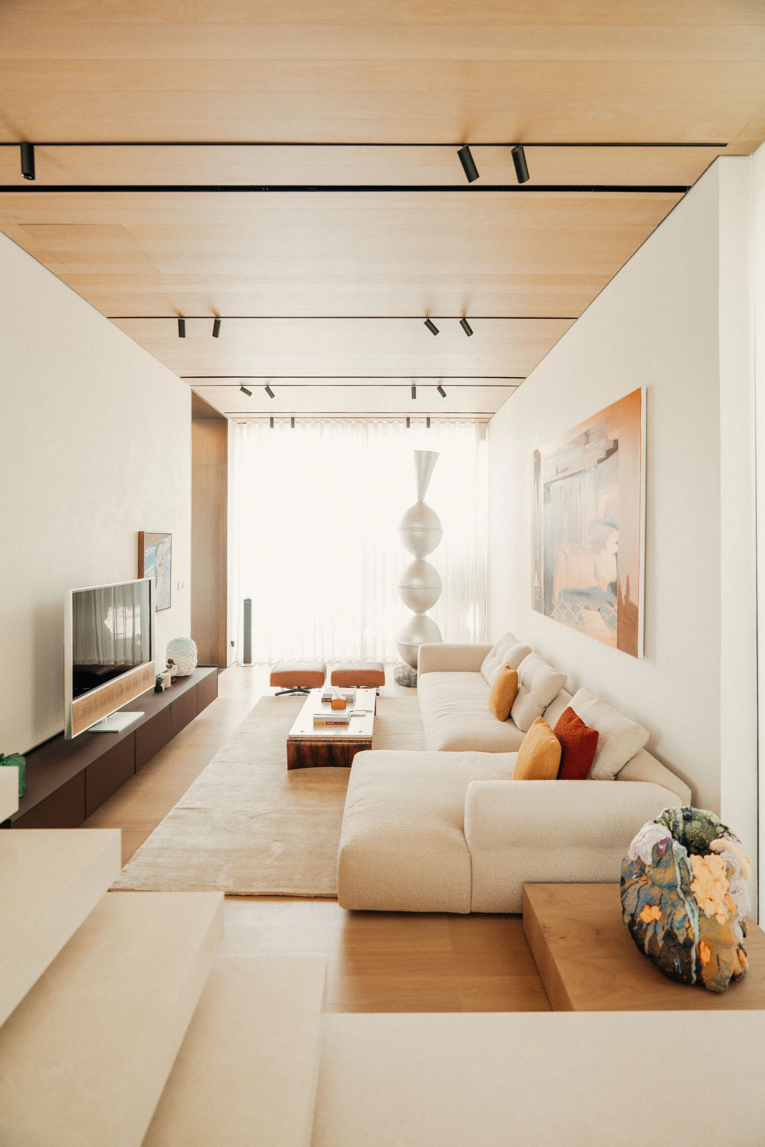 Luxury villa interior photography in Dubai showcasing elegant modern design, captured by a professional photographer and videographer.